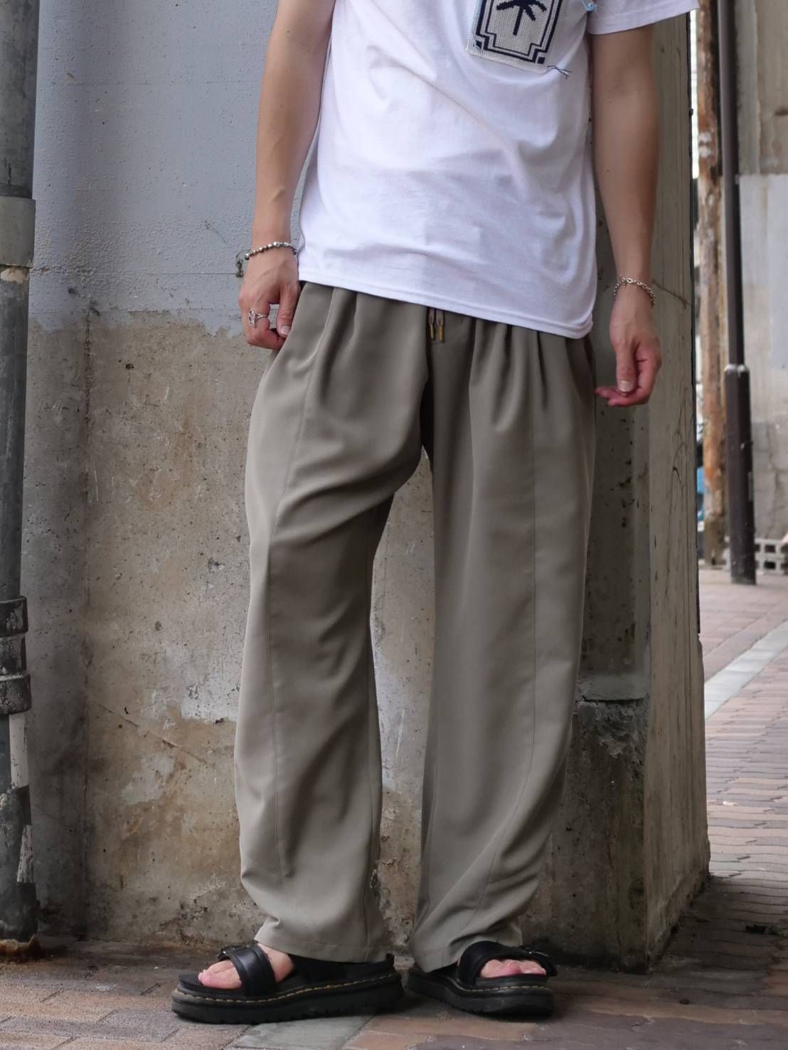 【おしゃれメンズパンツ】 / テーパードイージーパンツ/ IRREGULAR TAPERED PT /春夏用パンツ / 日本製