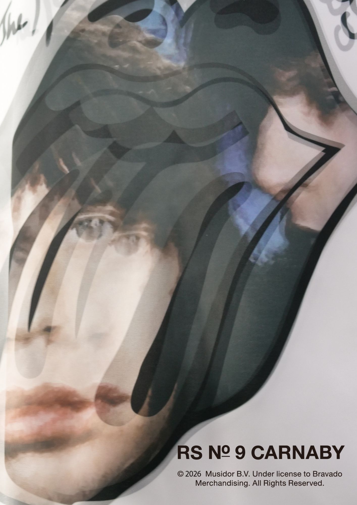 【The Rolling Stones×TRIPPY MIKIO ART】TR-158 / 3DTシャツ / WHITE / ロンT / ユニセックス