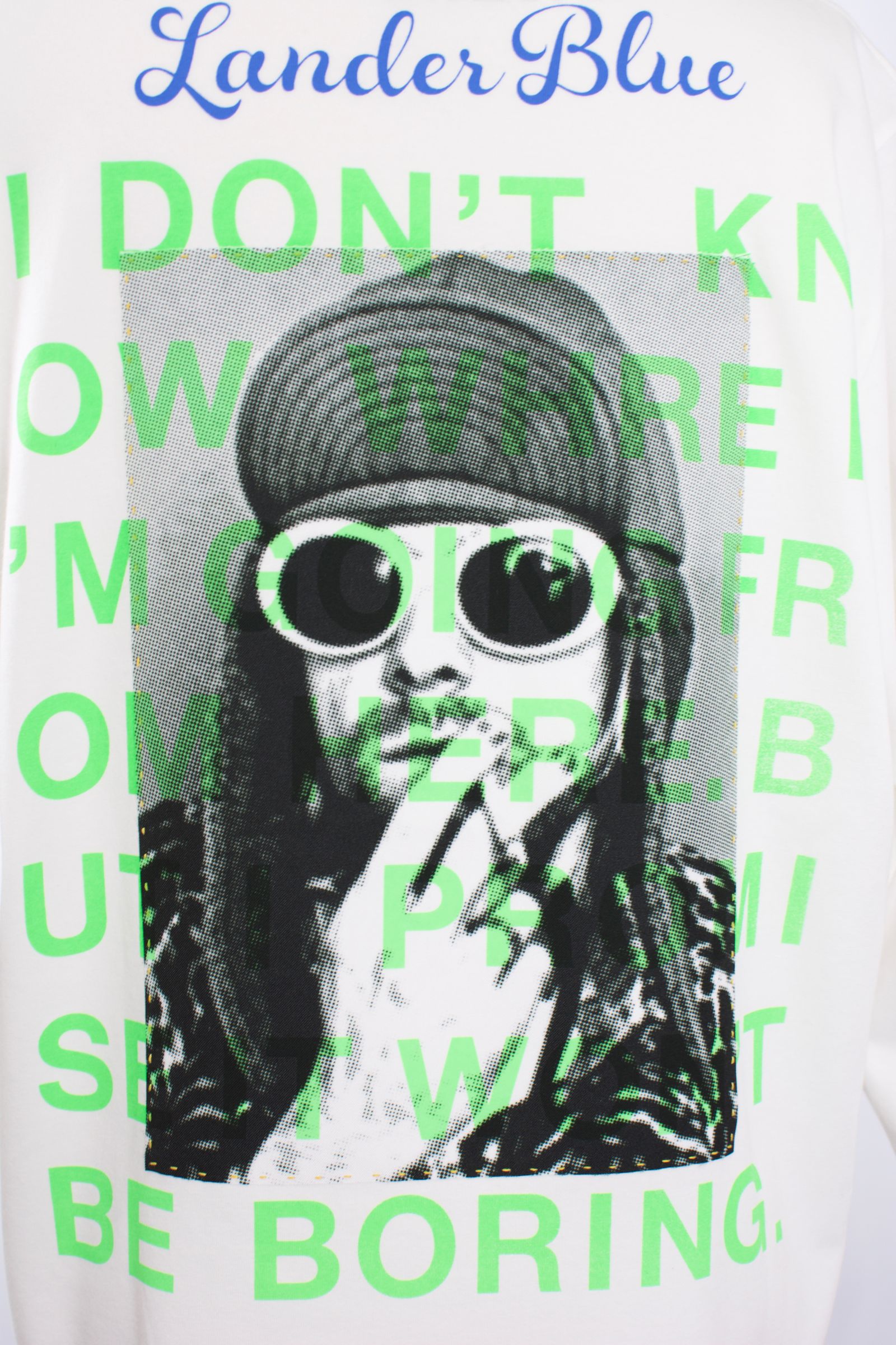 ONEMADE×LANDERBLUE「別注」ONE-710 /  XLサイズ / ロングTシャツ / HAND MADE / MAXSIX /MIKIO SUZUKI