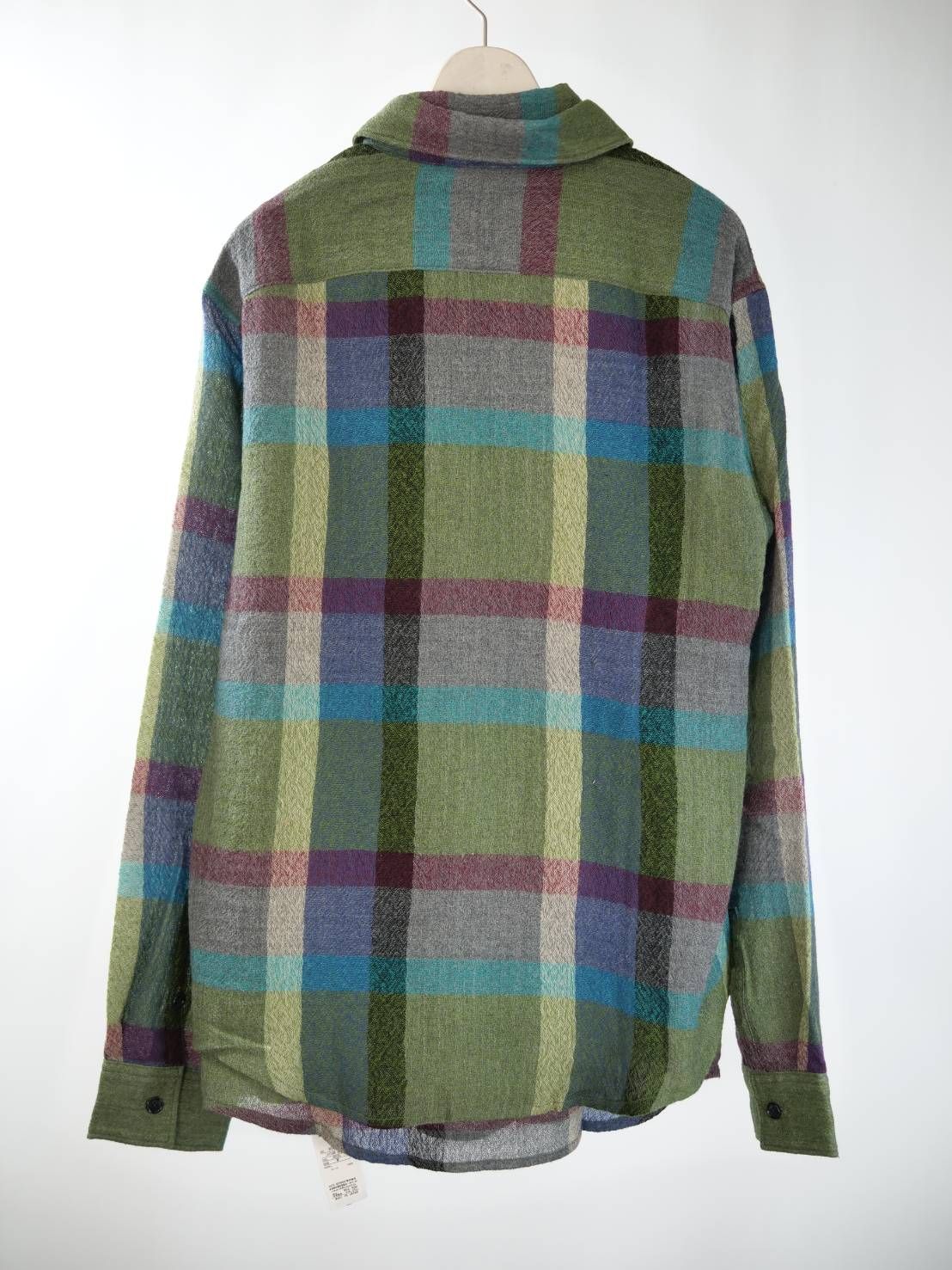 【ウール100％】レイヤードチェックシャツ｜一枚で完成する40代大人の上質コーデ