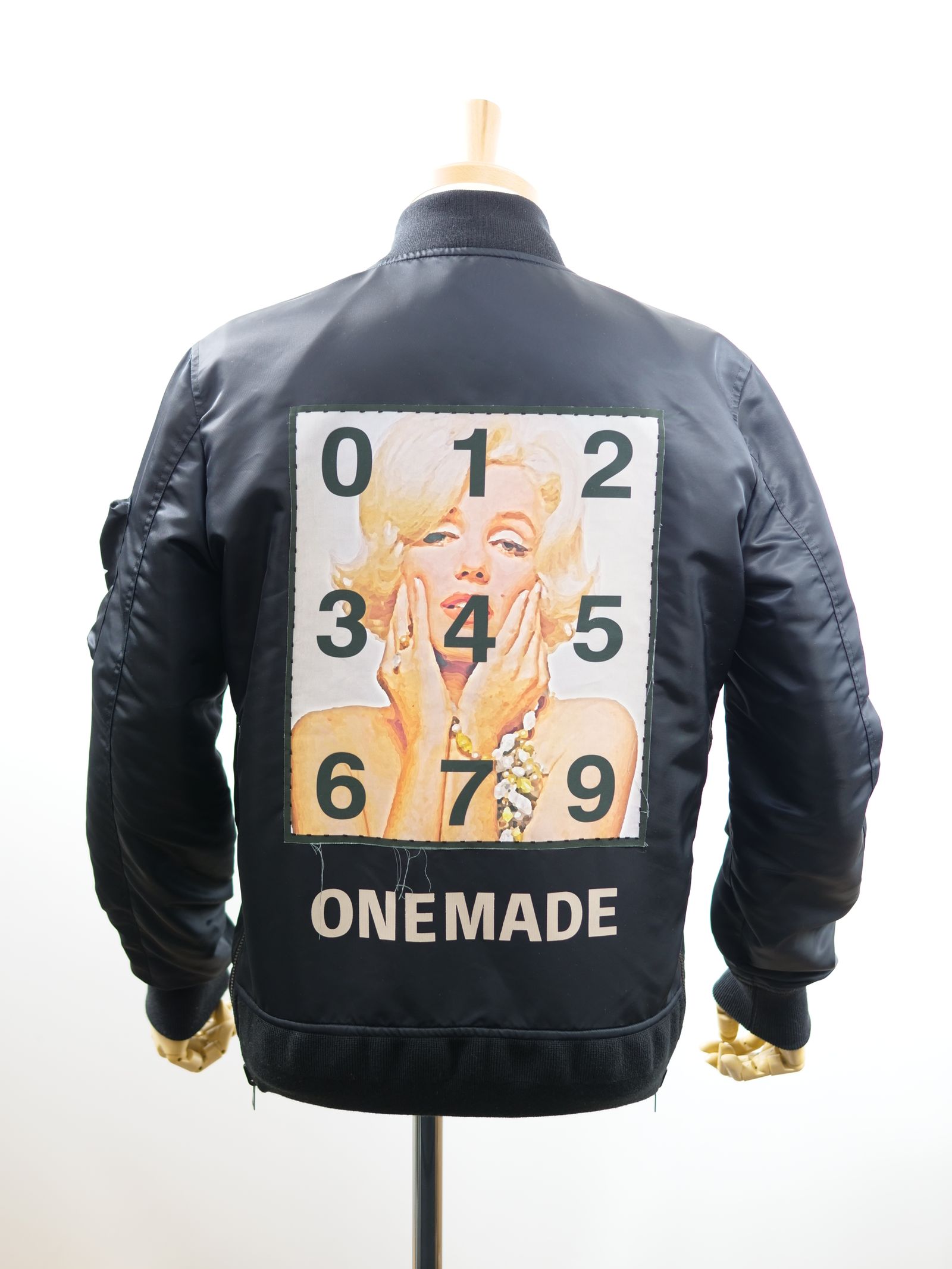 ONEMADE / LANDERBLUE別注 / 48サイズ(M〜L) / MA1 /リバーシブル / ハンドメイド/ MADE IN JAPAN