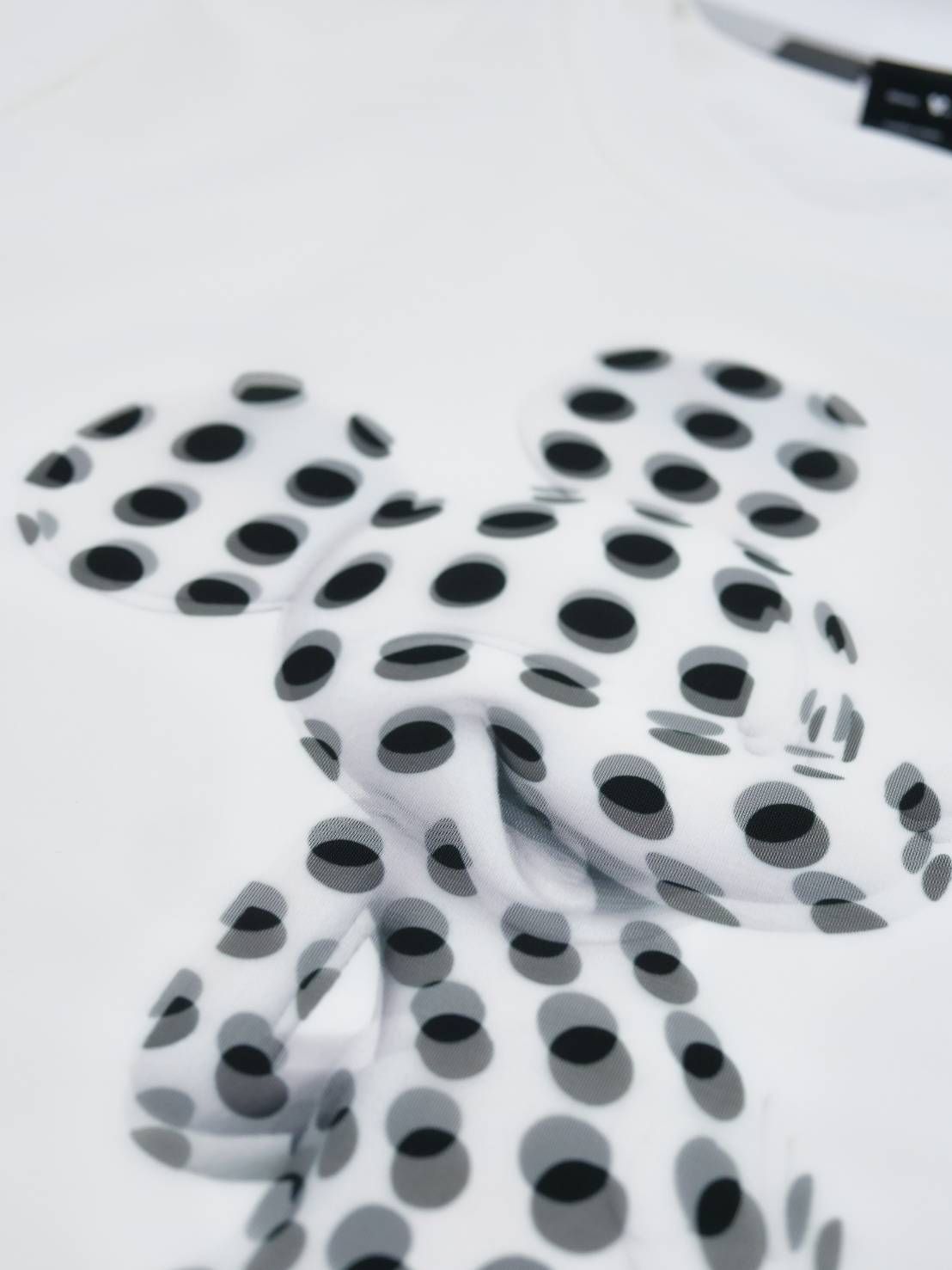 【MAXSIX3Dシリーズ】 DOTS / MICKEY / アートTシャツ / ディズニーライセンス商品  / WHITE / ユニセックス