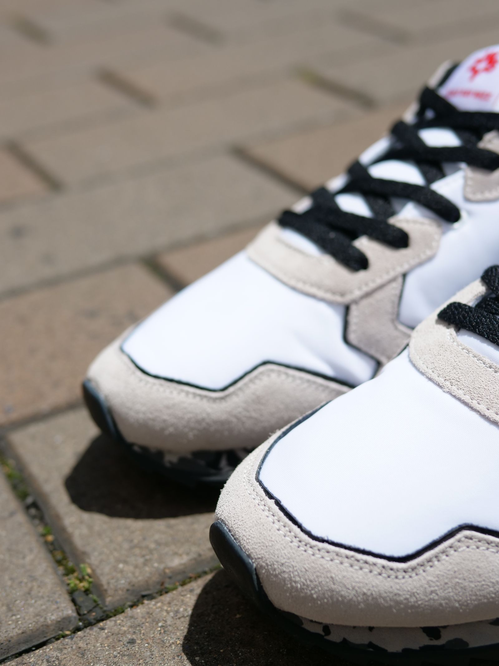 JET-M / WHITE×BLACK×CAMO /ローカットスニーカー「スウェード×ナイロン×レザーの異素材コンビネーション」