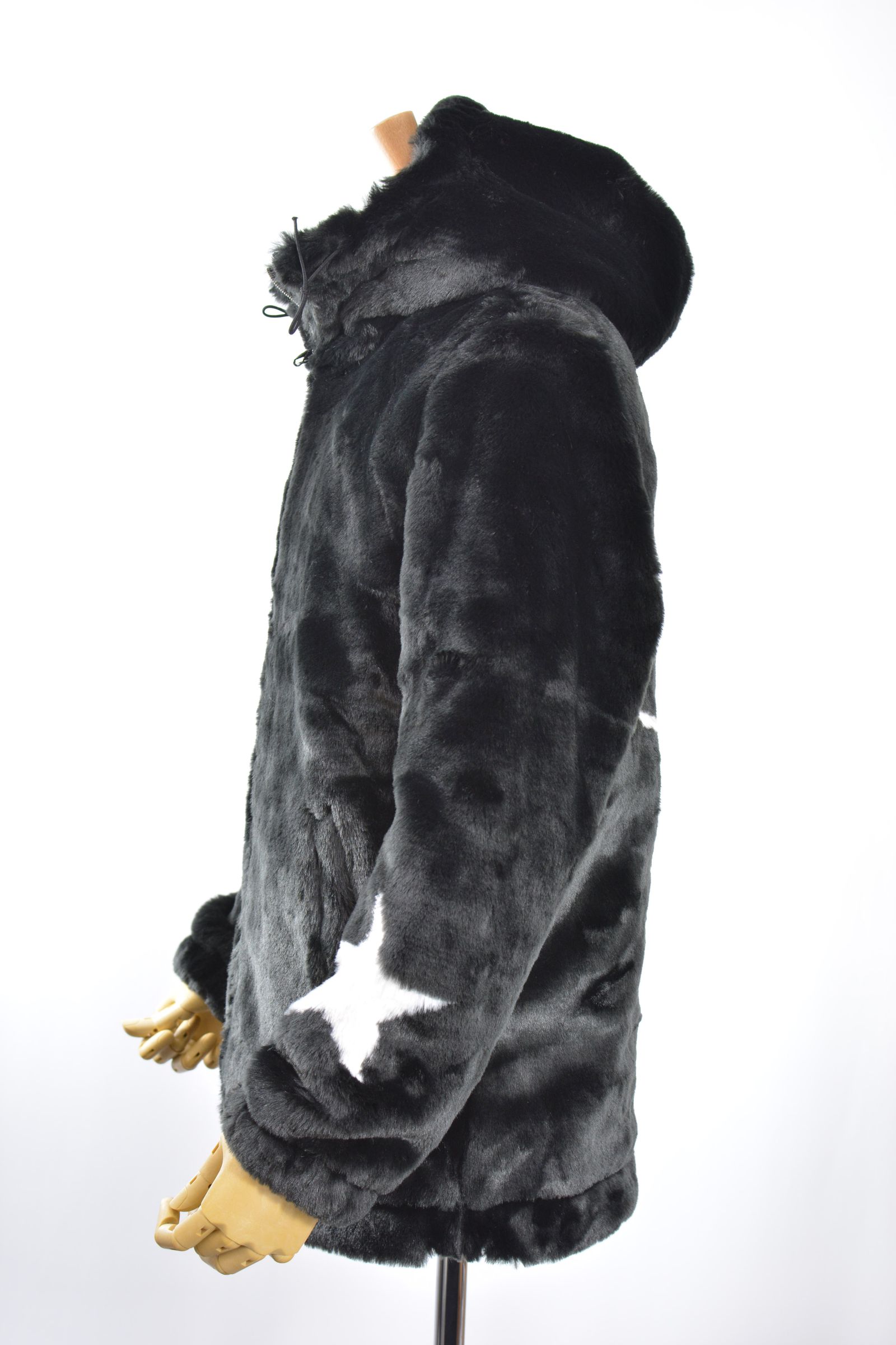 MX-1182 Faux fur coat / black / シャギーボアコート / 黒 / ファーコート/ ユニセックス