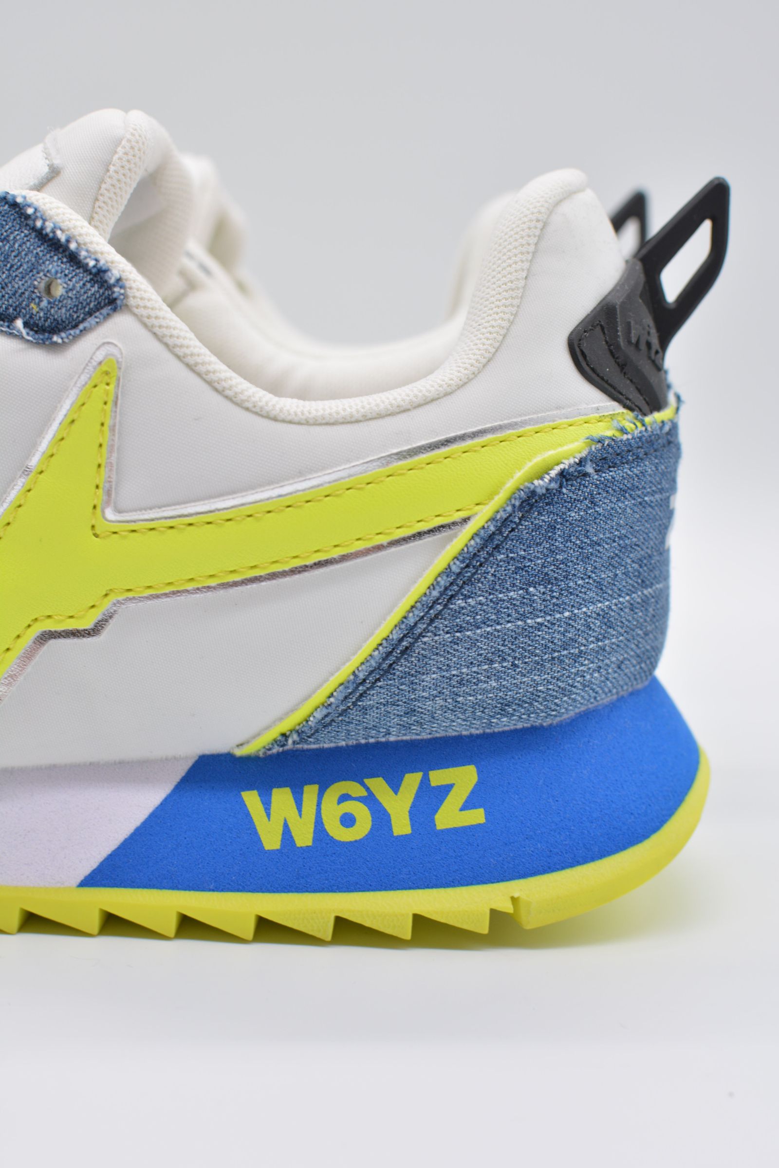 RESOUNDCLOTHING×W6YZ(限定商品) JET-M  / ローカットスニーカー「スウェード×ナイロン×デニムの異素材コンビネーション」
