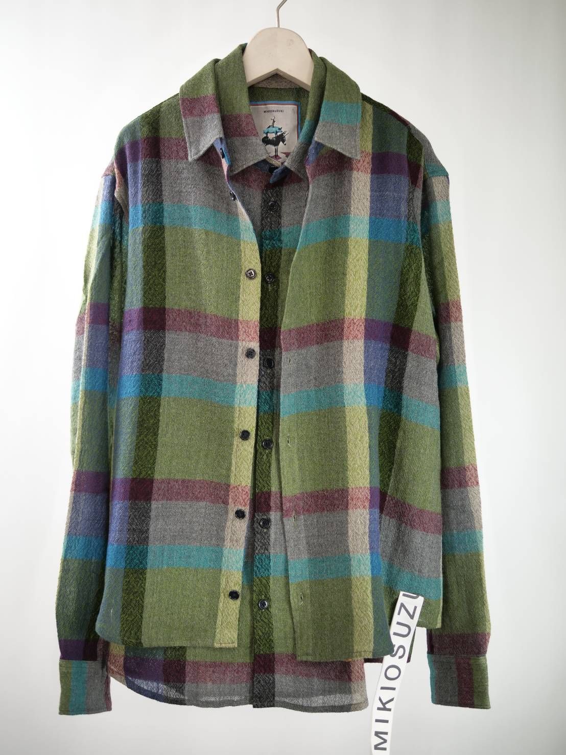 【ウール100％】レイヤードチェックシャツ｜一枚で完成する40代大人の上質コーデ