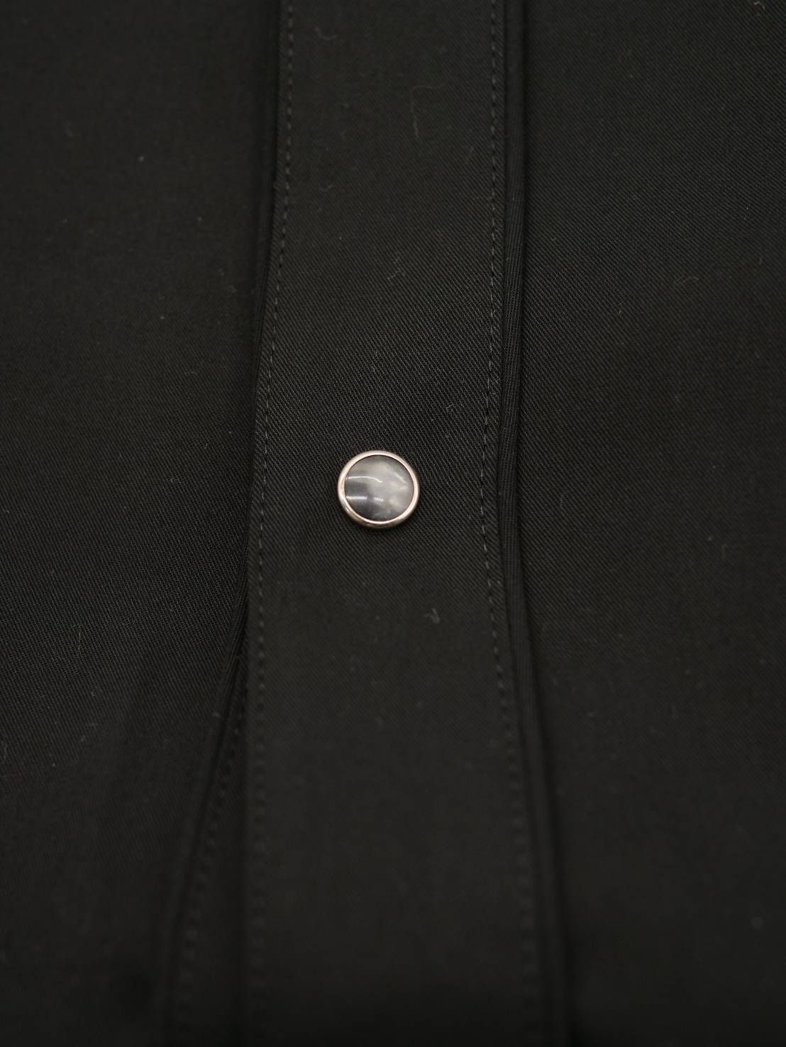 【大人のためのブラックウエスタンシャツ】 BLACK / オーバーサイズシャツ /