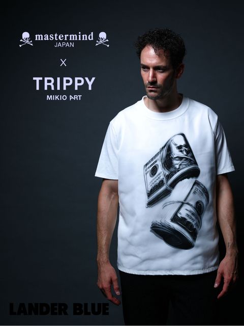 1月17日からの販売【mastermind JAPAN コラボレーション】 TRMM-002 $1,000 /T-SHIRT / WHITE/ 3Dアート/ UNISEX/