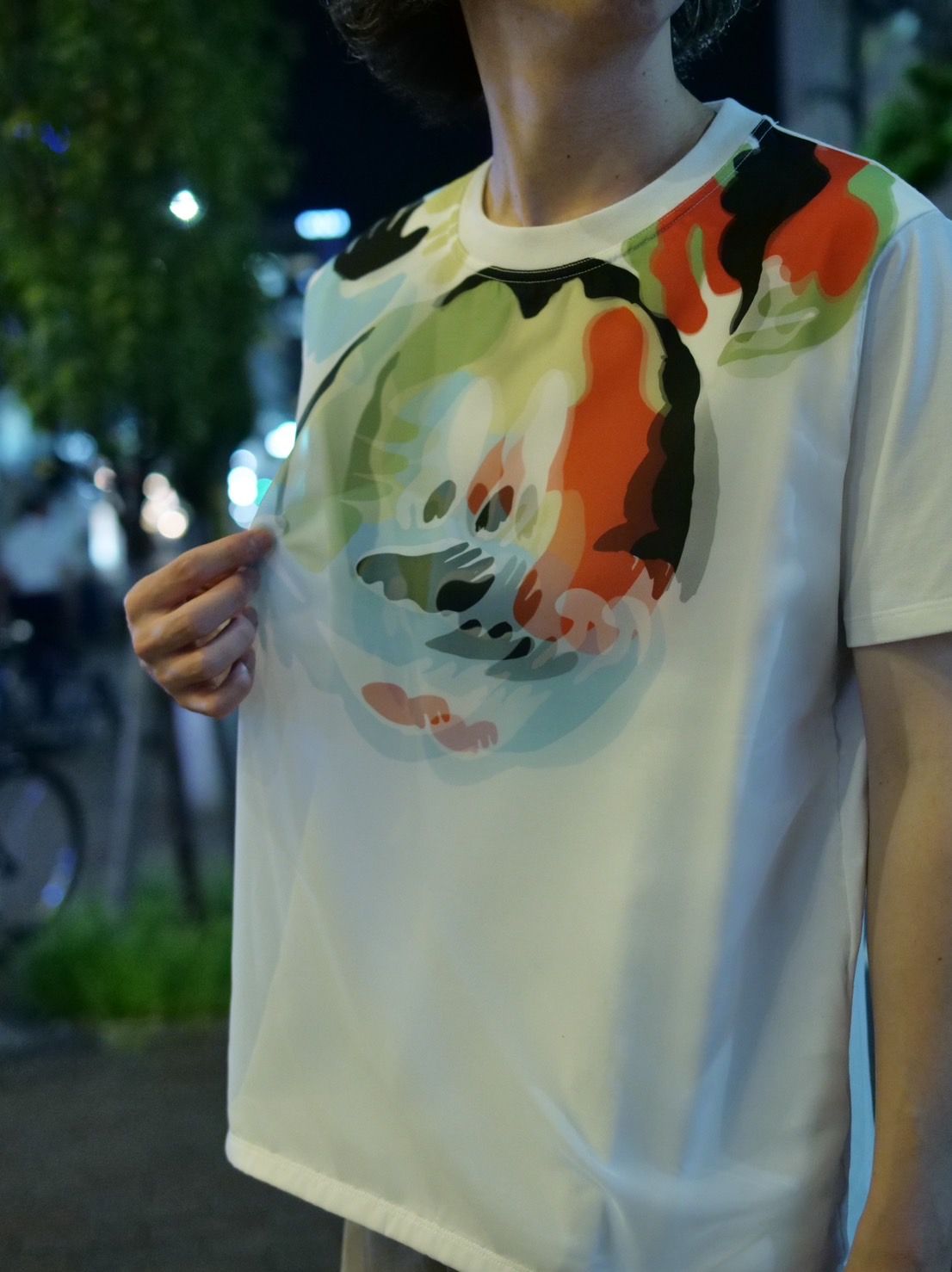 【MAXSIX3Dシリーズ】  CAMOUFLAGE / MICKEY / アートTシャツ / ディズニーライセンス商品  / WHITE / ユニセックス