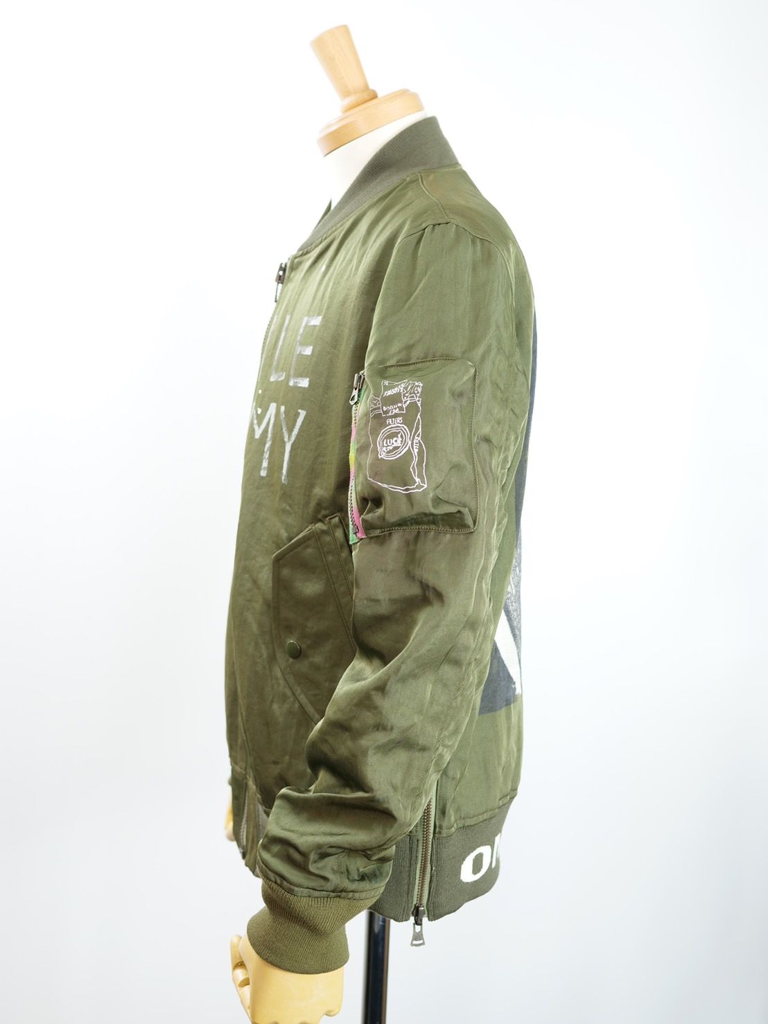 ONE-778B SPECIAL MA1 /  Reversible / リバーシブル / 2WAY Jacket / ハンドメイド / アート