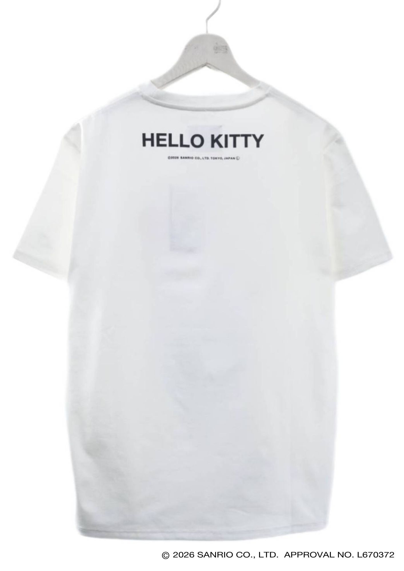 【HELLO KITTY デザイン】TR-094 アートTシャツ / ハローキティ / WHITE / ユニセックス
