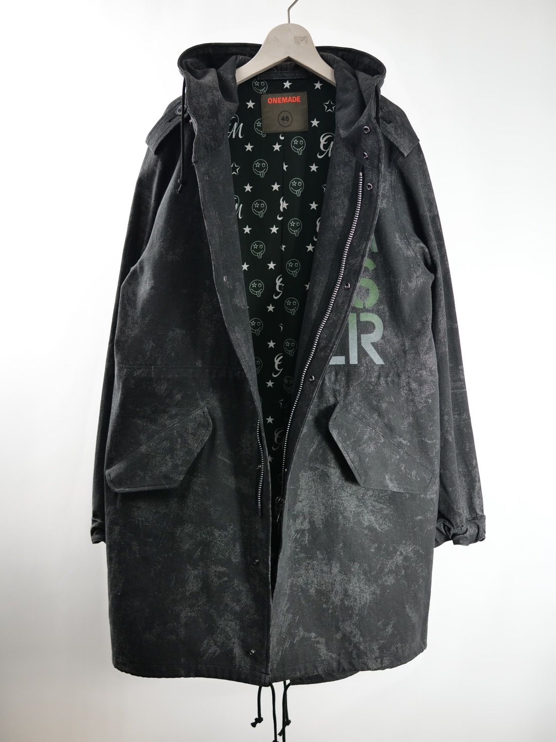 【別注 モッズコート】PARKA SHELL M-1951 / M-51 / Black Denim アウター / UNISEX / マリリンモンローデザイン
