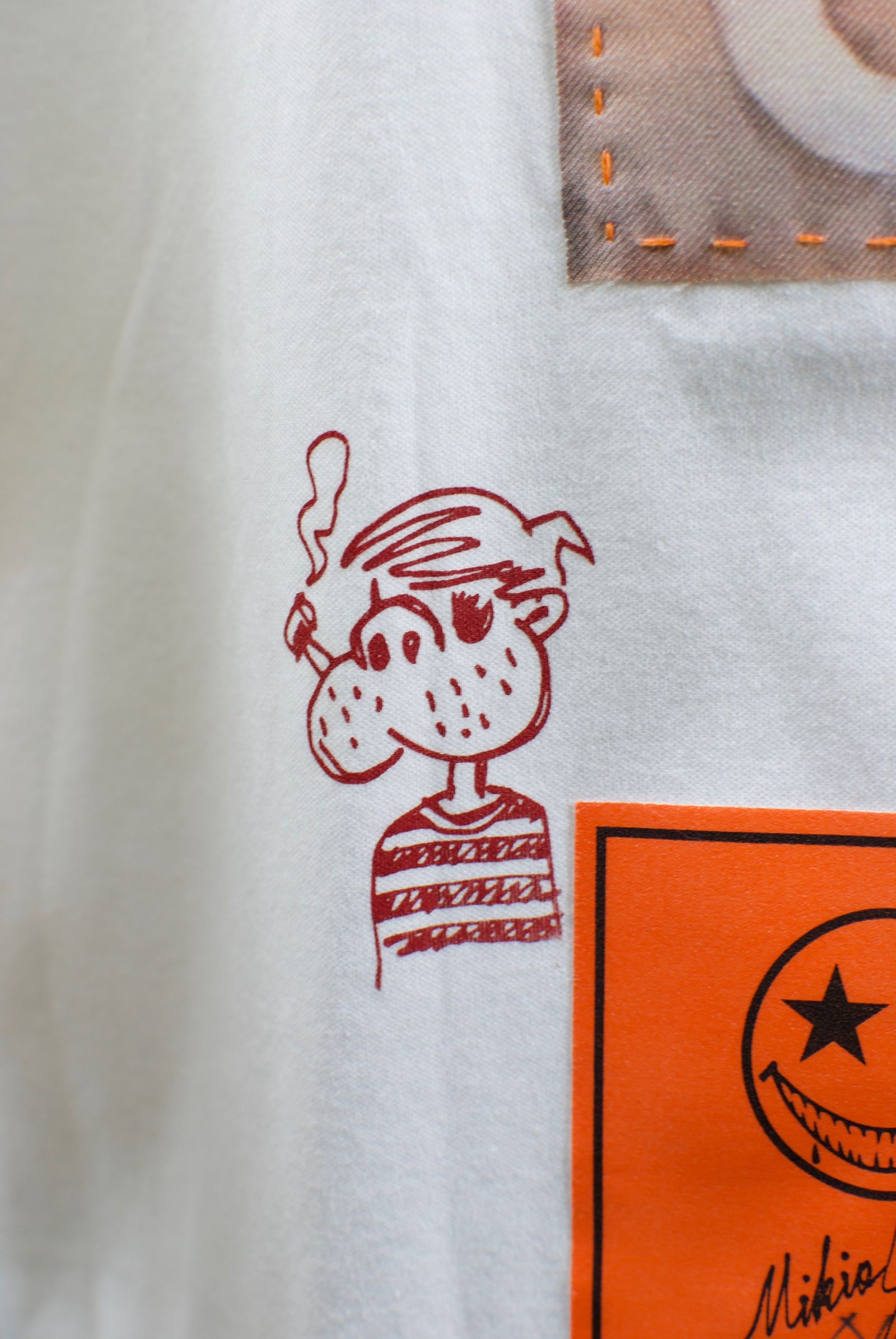 ONE-693 MONROE  50サイズ / ハンドメイド / LANDER BLUE 別注モデル  / 1点もの /アートTシャツ