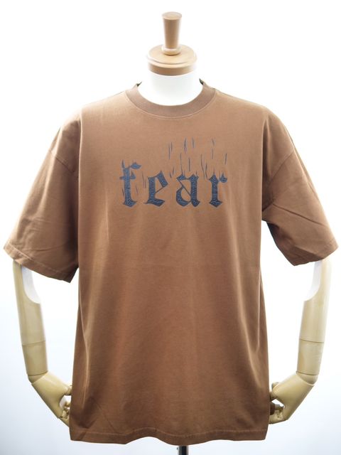 【maxsix x Trick Or Chic】 オーバーサイズTシャツ / ビンテージブラウン / アートTシャツ / オールジェンダー / ユニセックス /