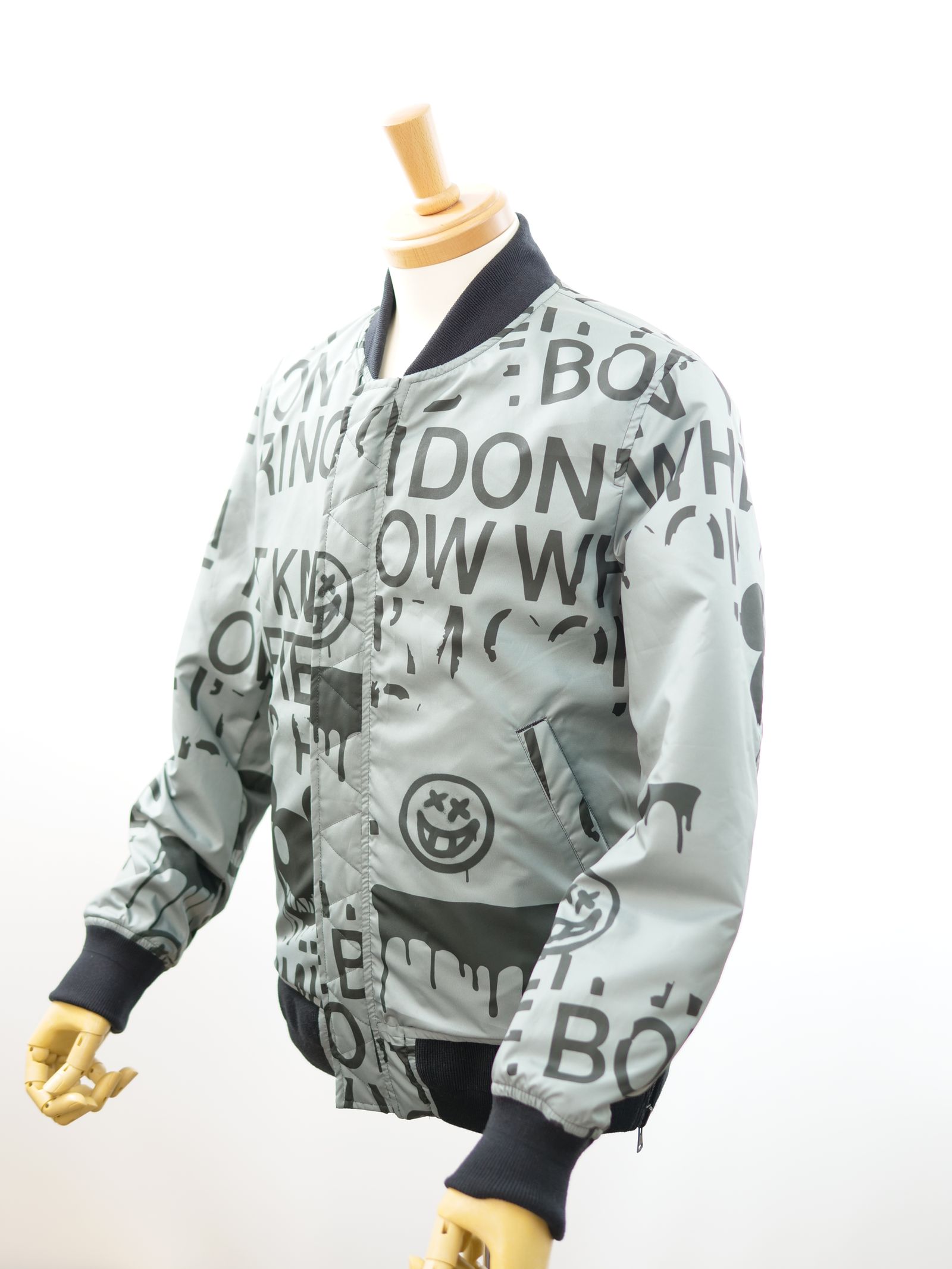ONEMADE / LANDERBLUE別注 / 50サイズ(L〜XL)  / MA1 /リバーシブル / ハンドメイド/ MADE IN JAPAN
