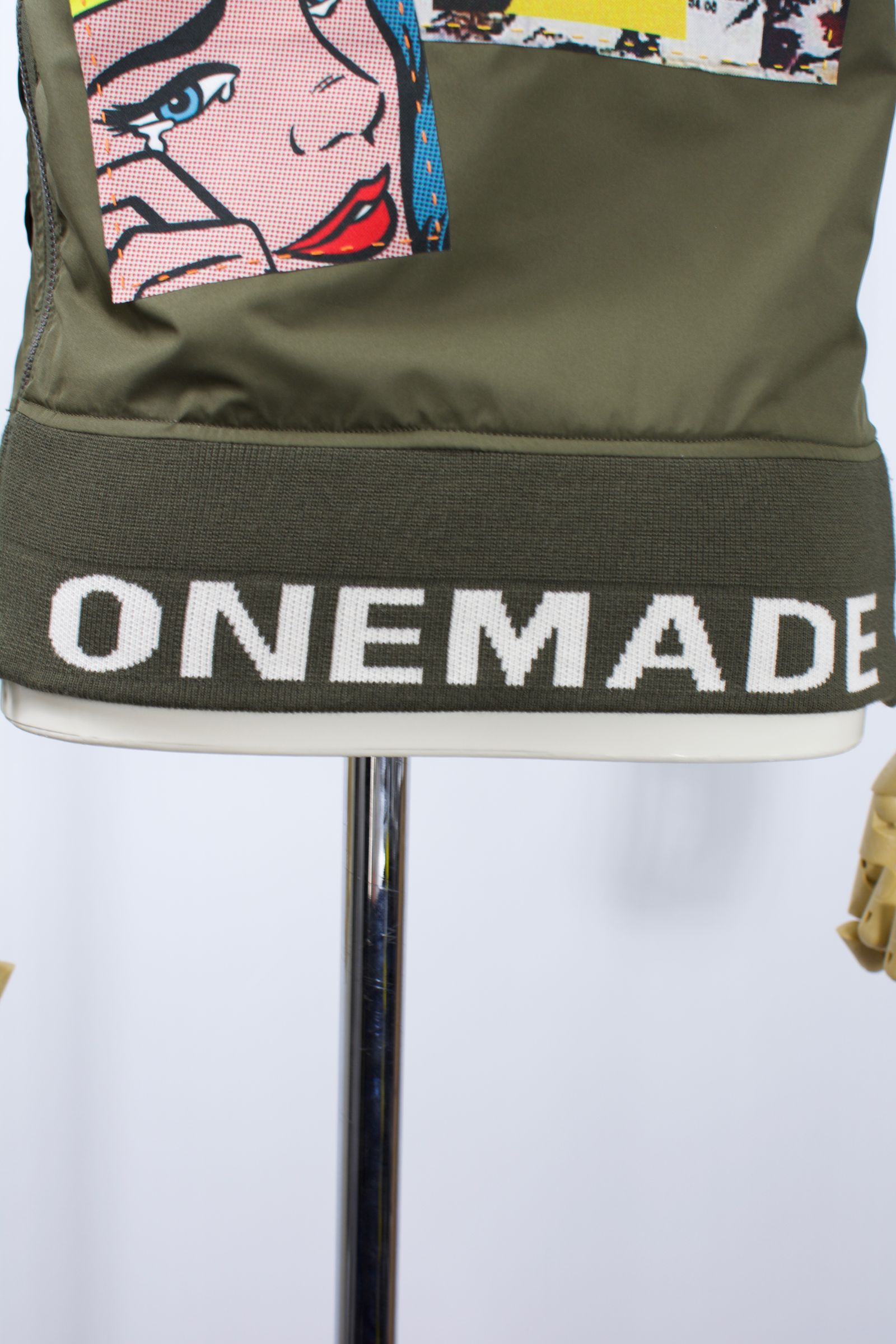 ONE-598 MA-1  / リバーシブル /   LANDER BLUE 別注 /Hand Made / ハンドメイド  / ハンドペイント