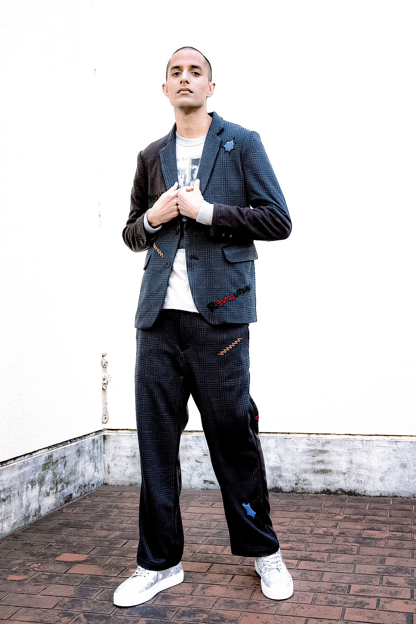 MX-1206 TROUSERS / スラックス / クレイジーパターン /  アウター別売り / SETUP可能
