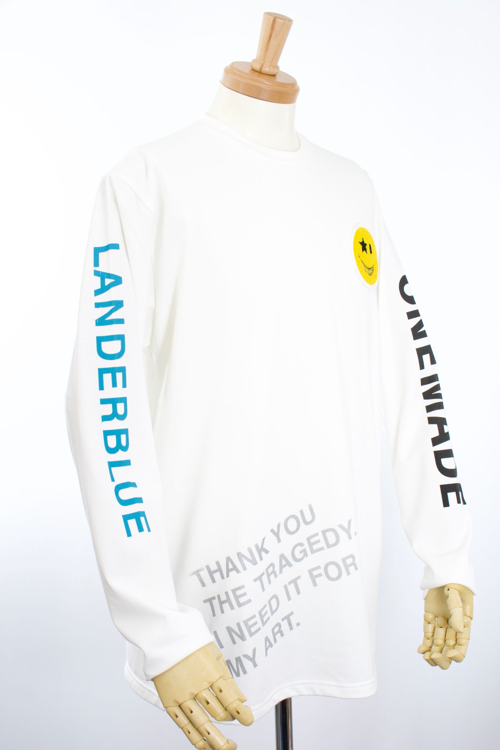 ONEMADE×LANDERBLUE「別注」ONE-710 /  XLサイズ / ロングTシャツ / HAND MADE / MAXSIX /MIKIO SUZUKI