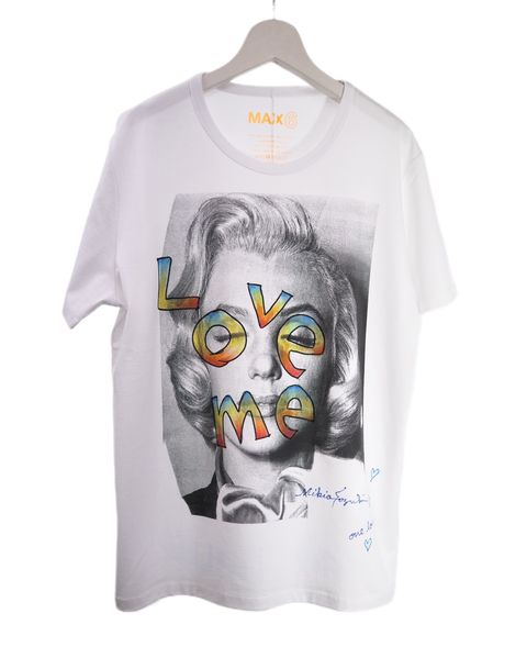 【アート作家が手がけるブランド】ONEMADE / Art TSshirt / ハンドメイド / 1点物 / 白色 / WHITE