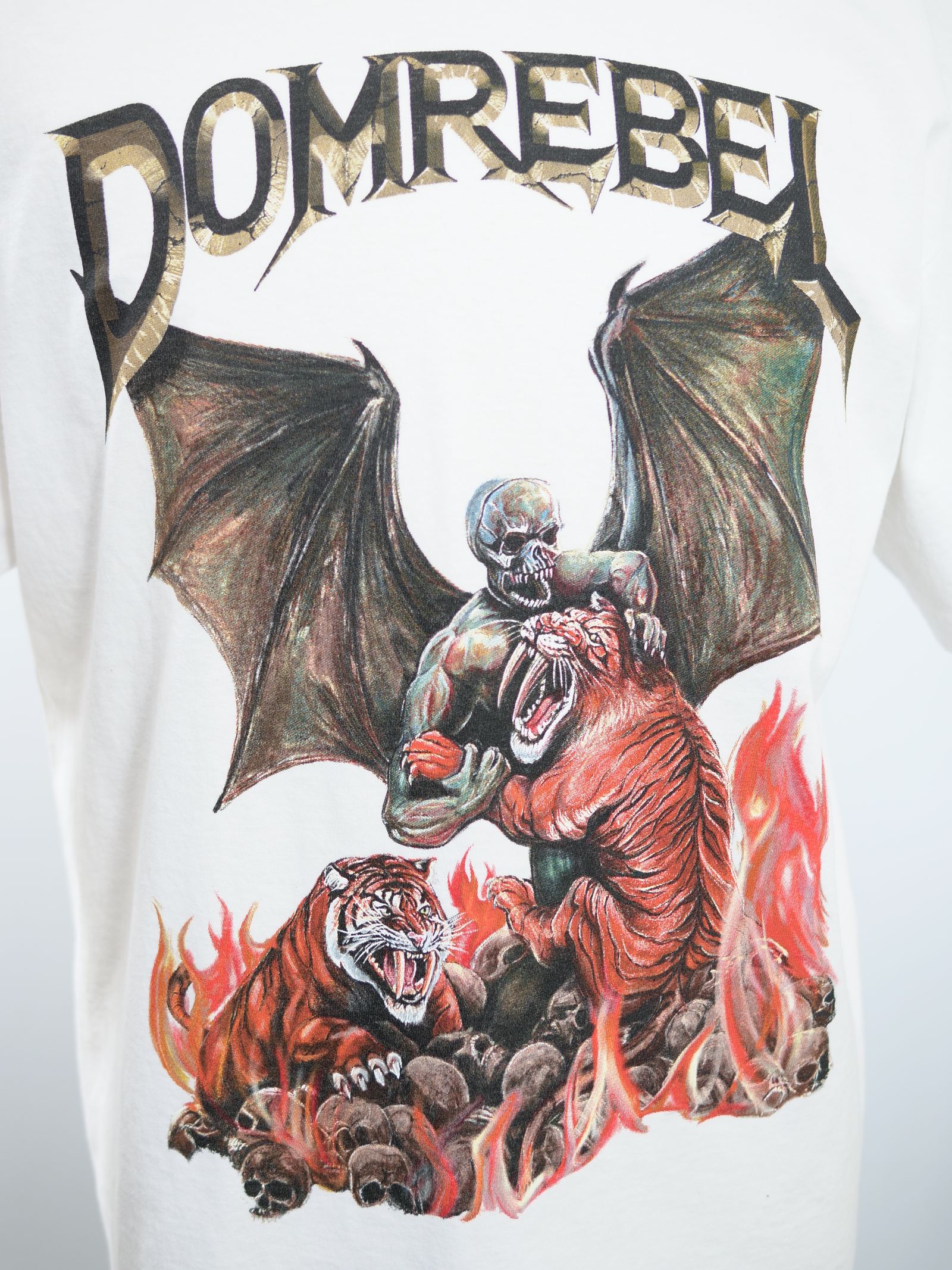 BATTLE BOX T SHIRT / WHITE / 白色 / オーバーサイズ  / USA産コットン / ヘビーオンス /厚手