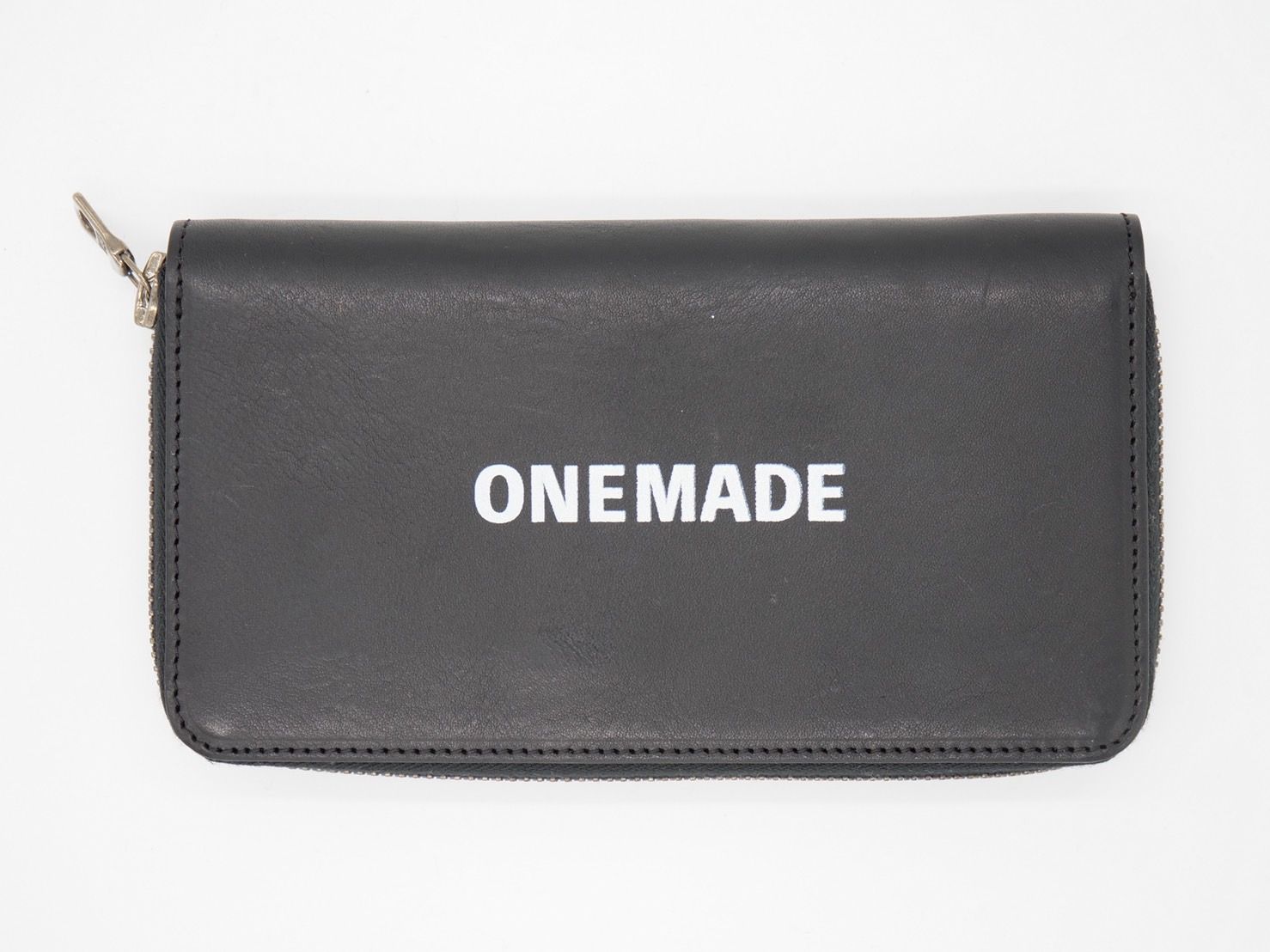 【イタリアンレザー長財布】ONEMADE×KATSUYUKIKODAMA / BLACK ブラック / レザー/ハンドペイント