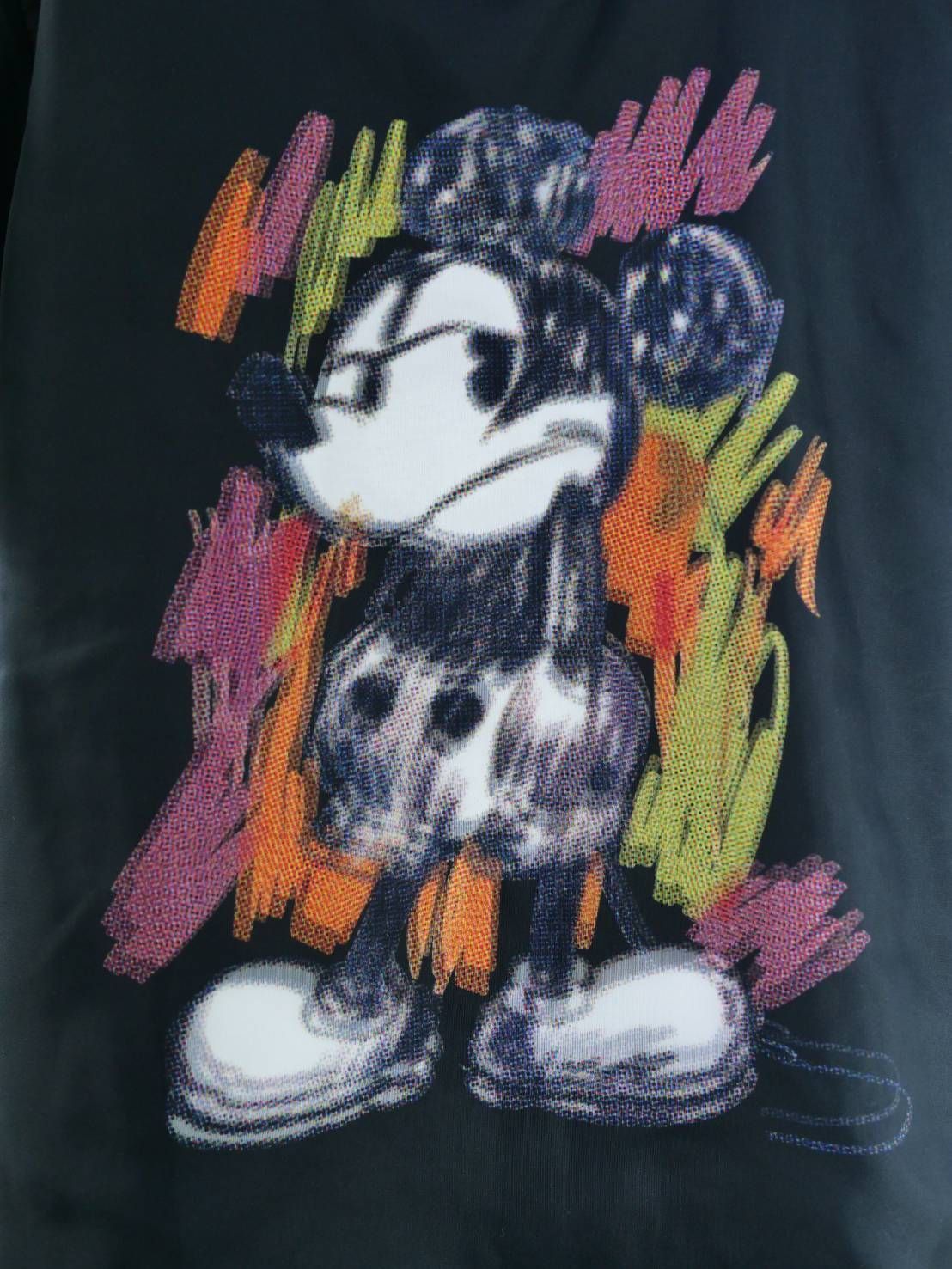 【MAXSIX3Dシリーズ】PAINT / MICKEY / アートTシャツ / ディズニーライセンス商品  / WHITE / ユニセックス