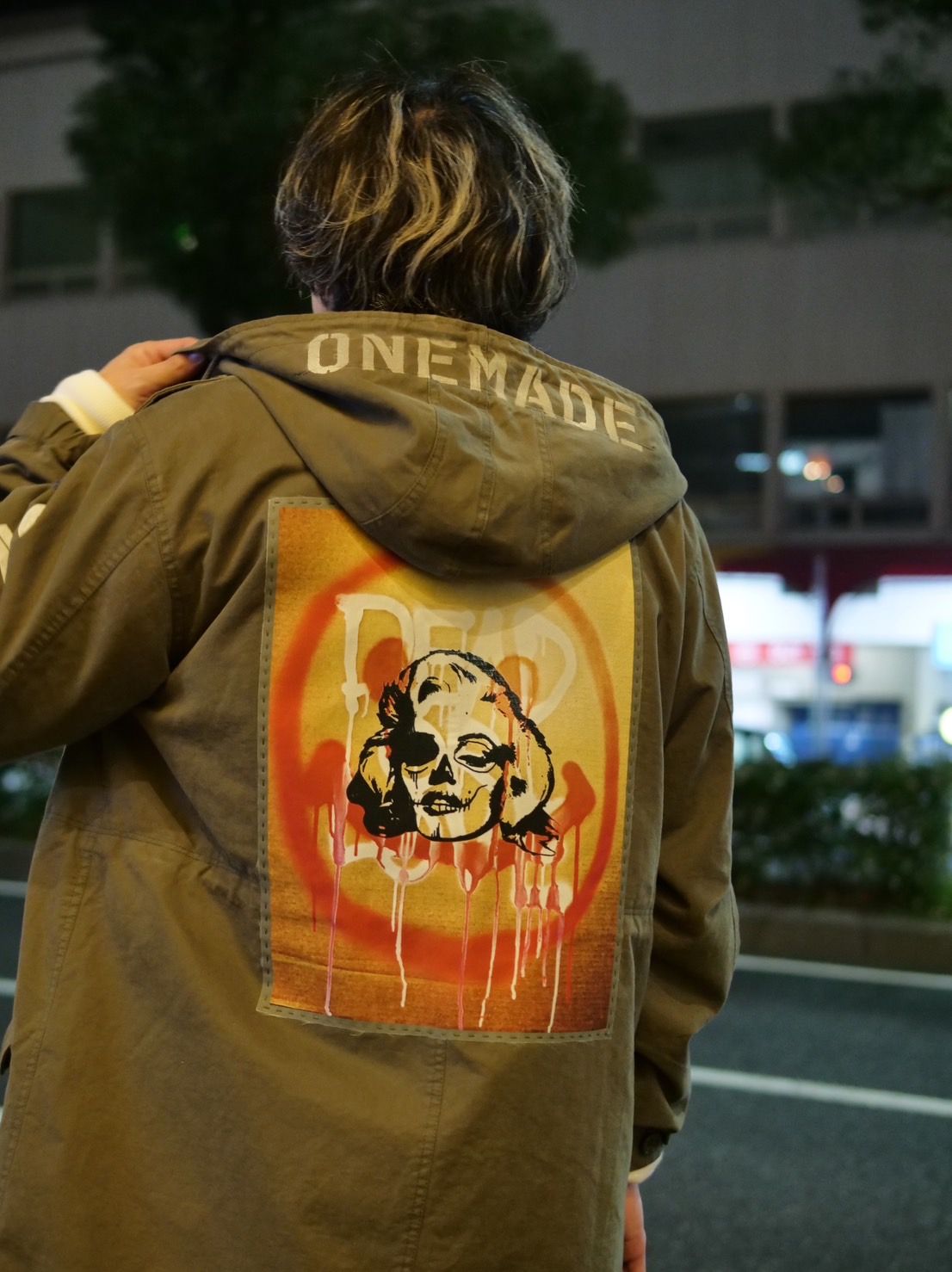 【世界で一枚だけ】別注 モッズコート / マリリンモンロー / ヴィンテージカーキ / ハンドメイド / アートブランド / UNISEX /PARKA SHELL M-1951 / M-51