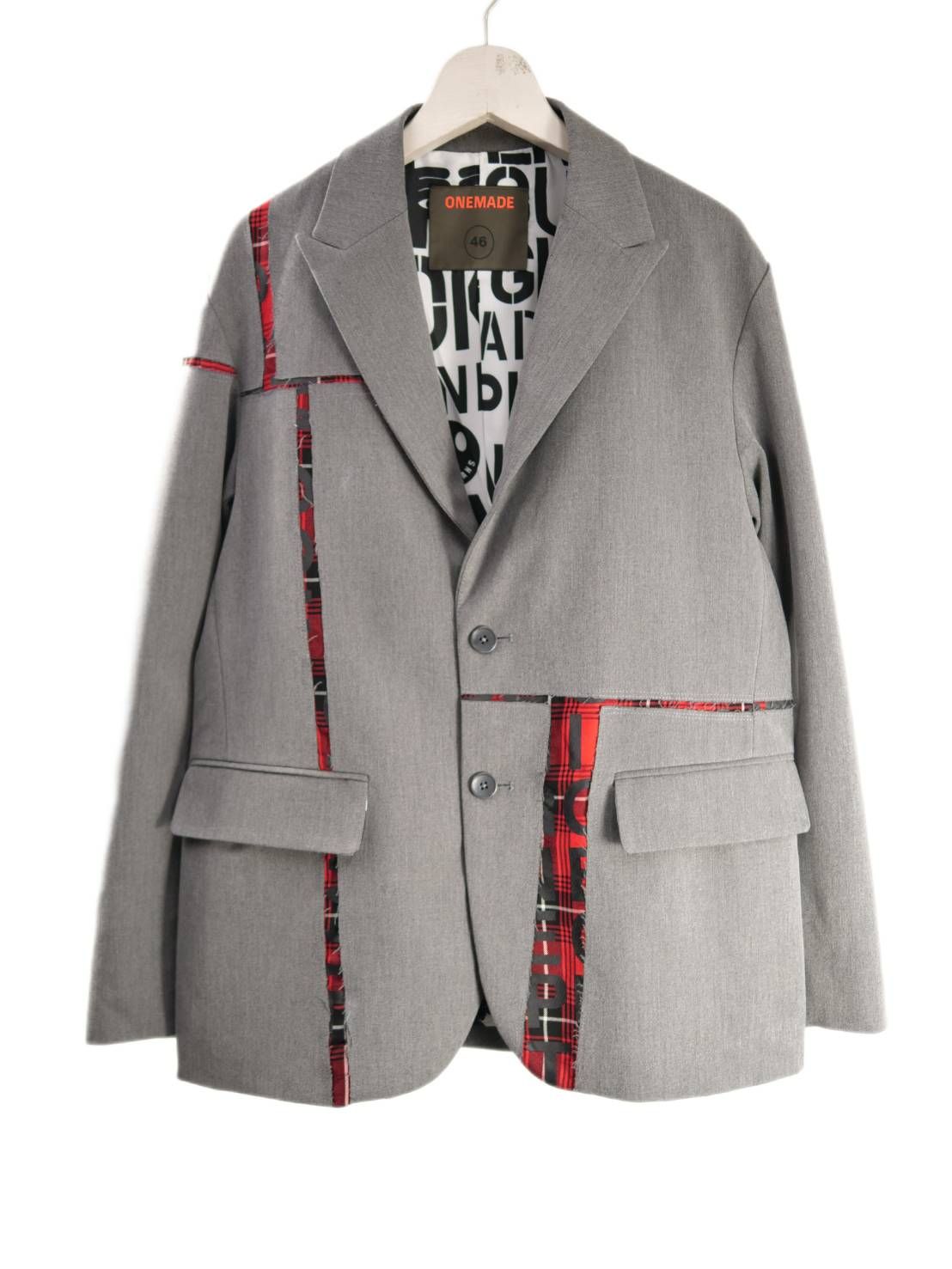 【大人はアートで差別化を】 ハンドメイド / パッチワーク / アートブランド / ピークドラペル  / ジャケット