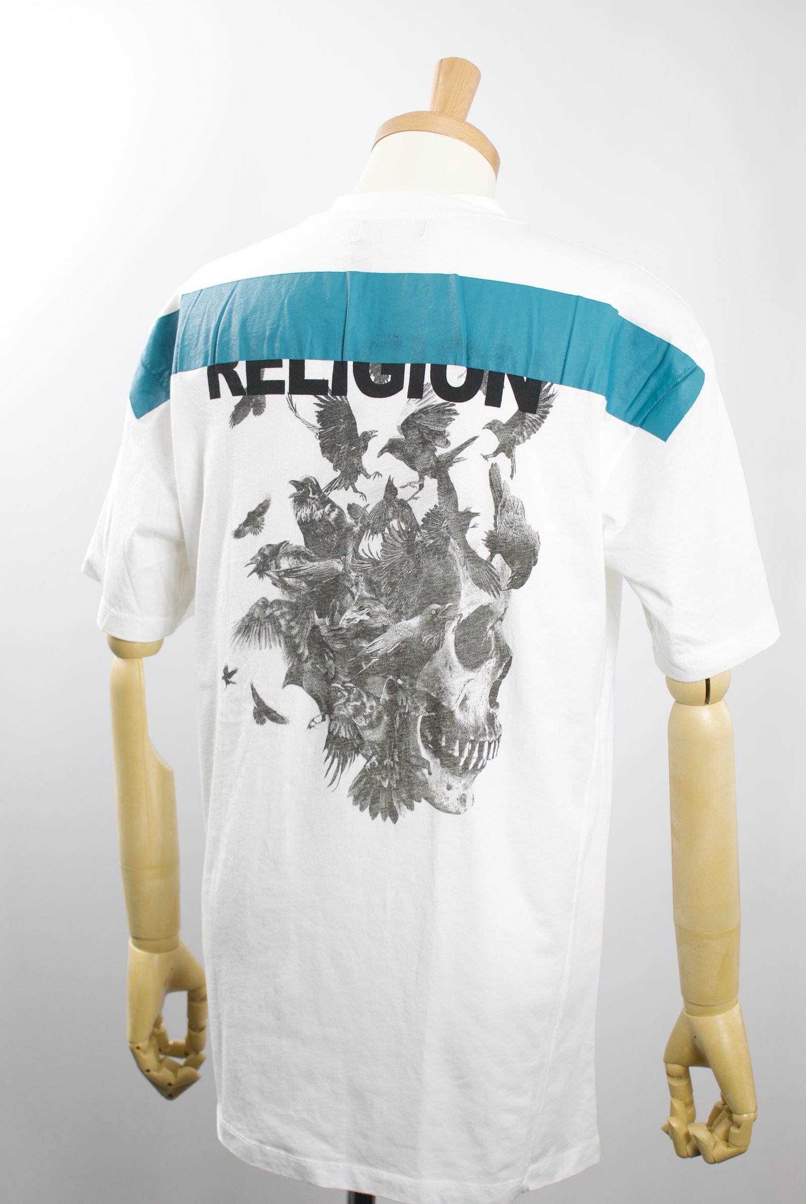 10BRVG95/ RAVEN SKULL/ オーバーサイズ / 日本未発売 /ロックTシャツ/アーティスト着用ブランド / コットンジャージー