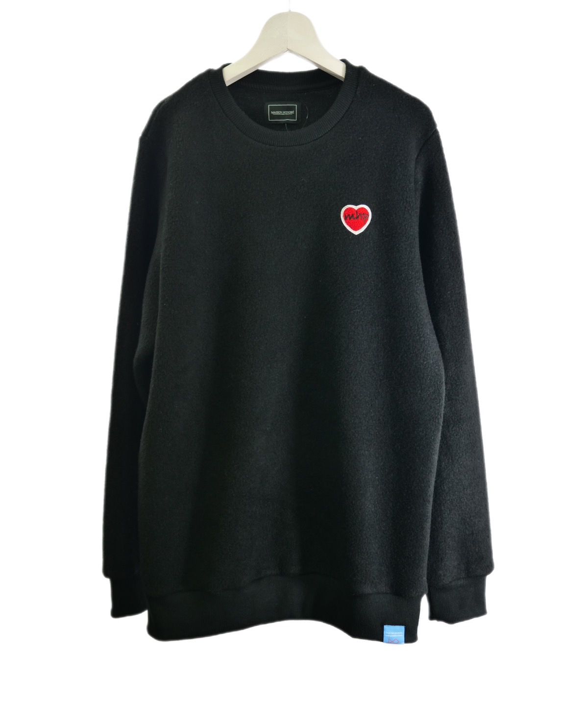 【パリで愛される】PARISブランド /  ハートワンポイント / WOOLブレンド / ユニセックス / セーター
