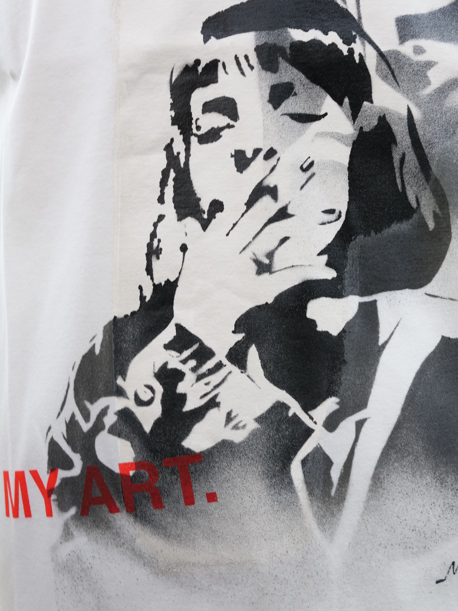 ONE-934 / TSHIRT / Tシャツ /ハンドメイド / 版画アート / アートピース / 芸術