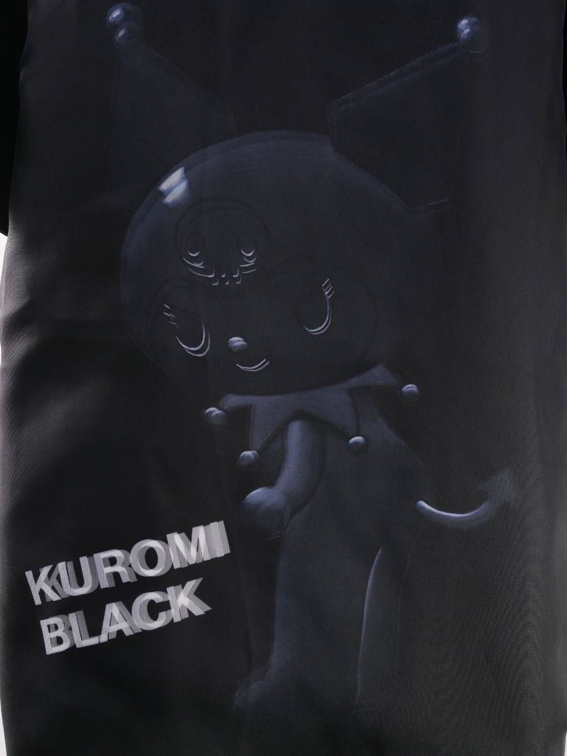 【3D クロミ デザイン】“BLACK KUROMI“ アートTシャツ / サンリオ / BLACK / ユニセックス