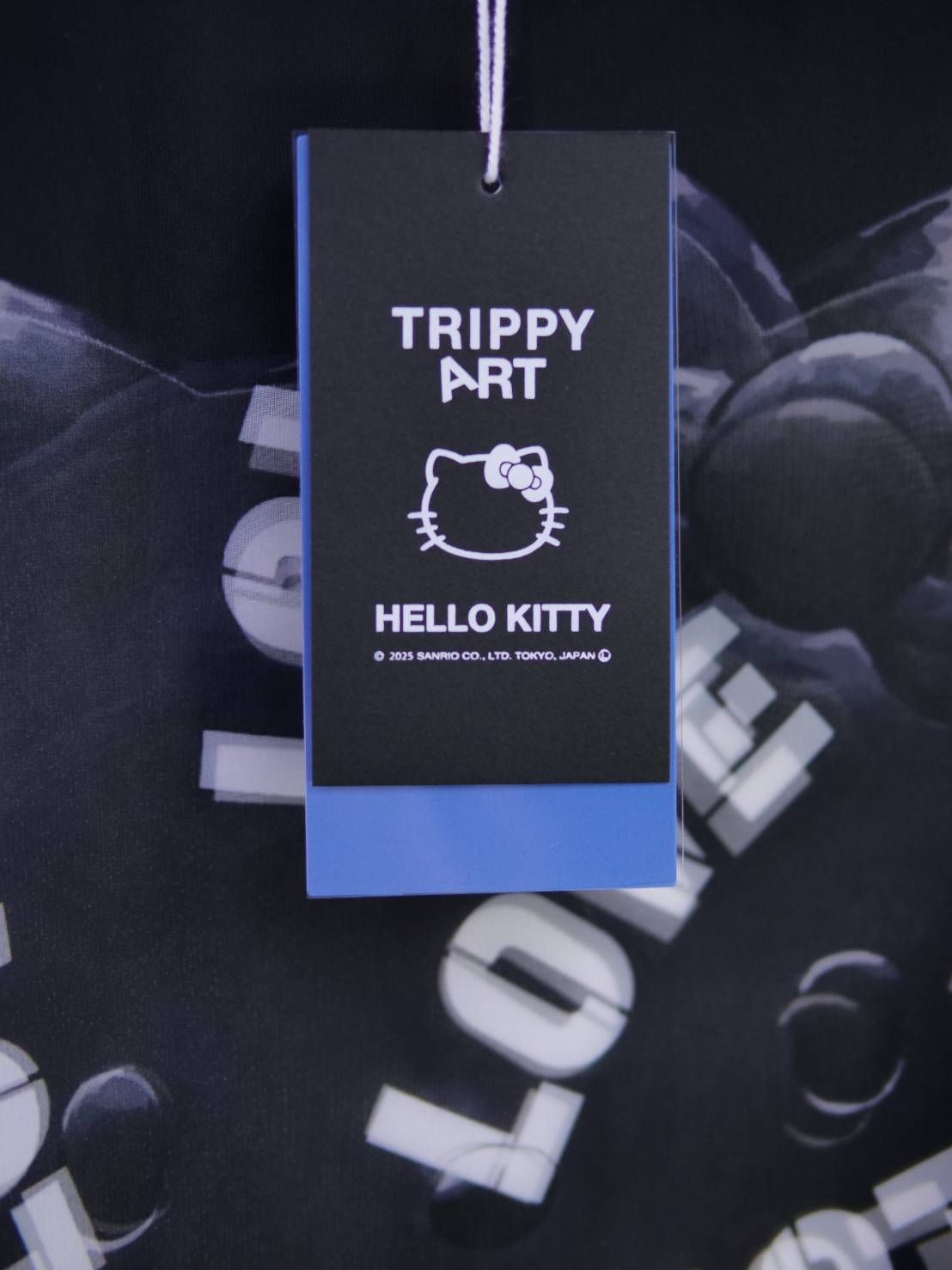 【3Dハローキティデザイン】TR-122 アートパーカー / サンリオ / BLACK / ユニセックス