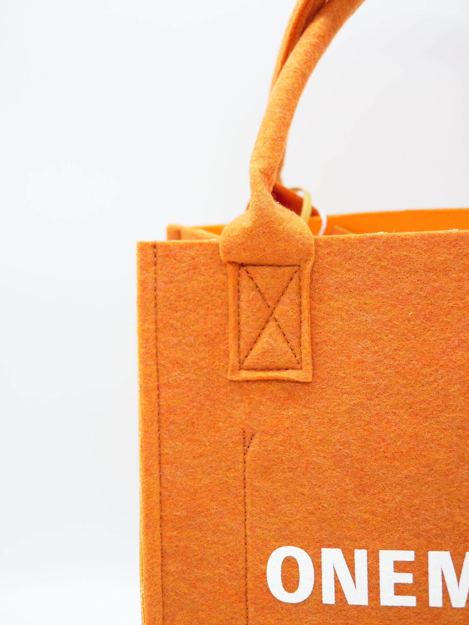 ONB-006W  / FELT MINI TOTO BAG / トートバッグ / ハンドメイド / MADE IN JAPAN