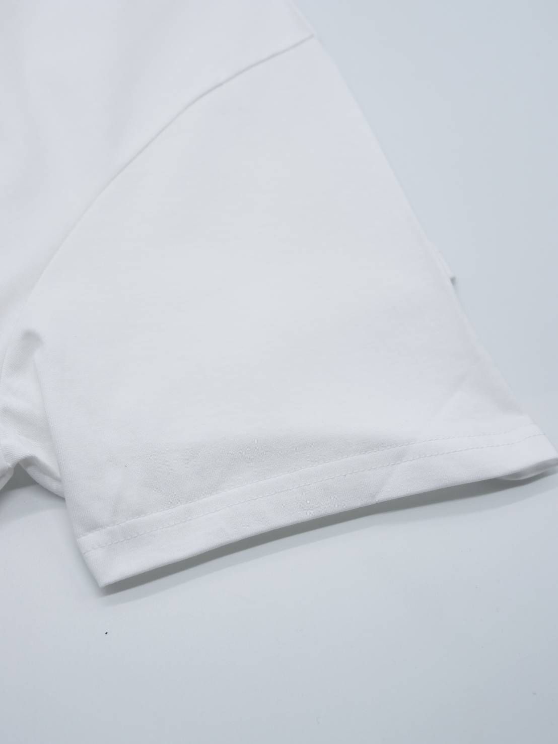 【LEON掲載】 ハートデザイン/ 刺繍Tシャツ/ WHITE / 半袖Tシャツ