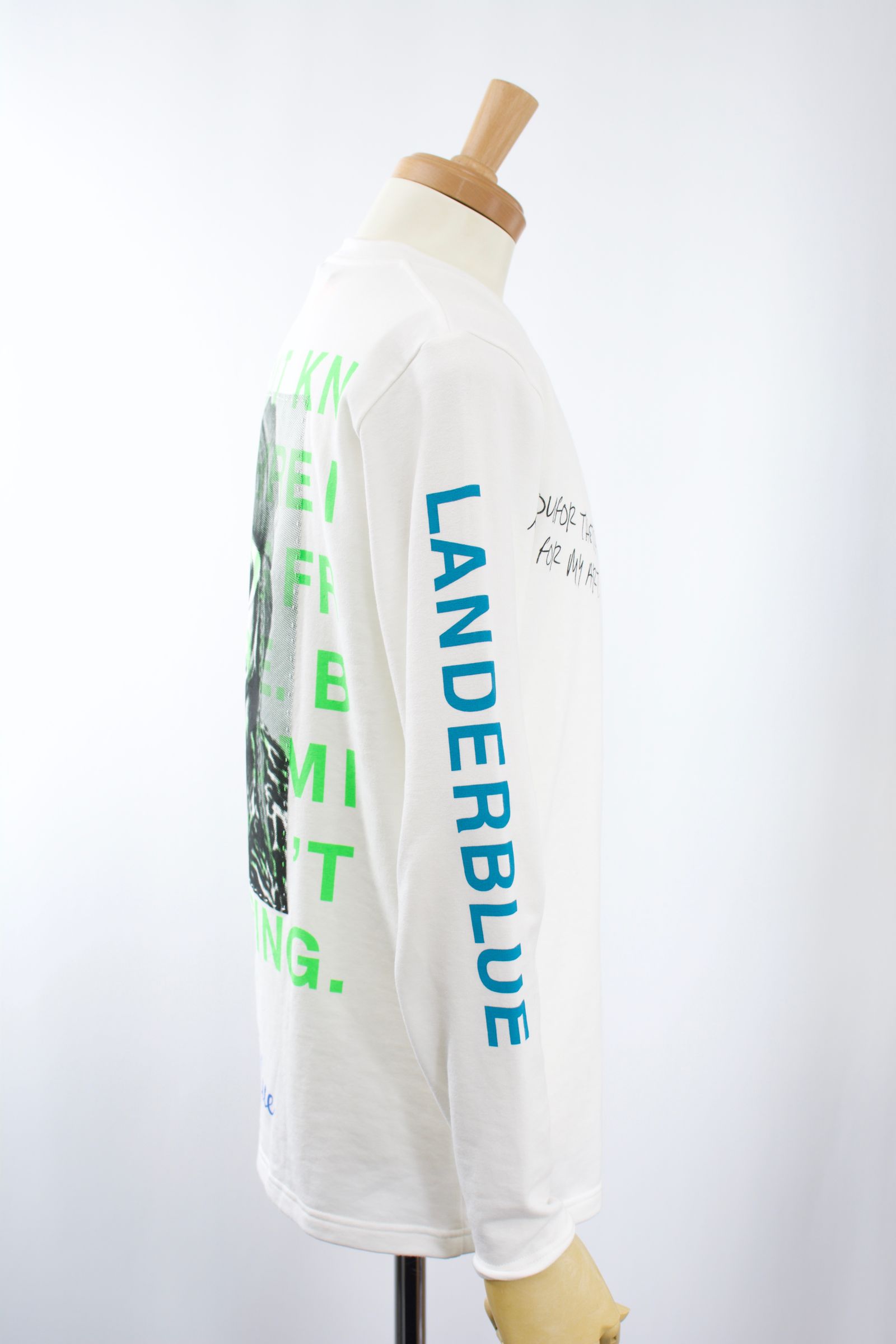 ONEMADE×LANDERBLUE「別注」ONE-710 / Mサイズ / ロングTシャツ / HAND MADE / MAXSIX /MIKIO SUZUKI