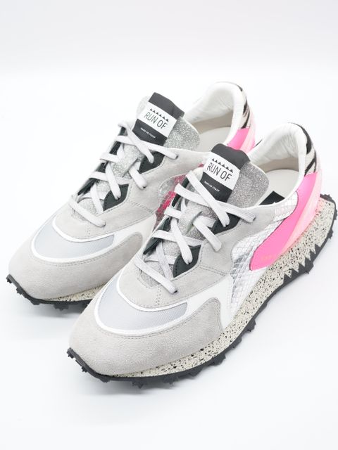 【異素材を組み合わせた高級スニーカー】限定モデル / 正規品 / RUNOF /  MADE IN ITALY 人気雑誌掲載ブランド