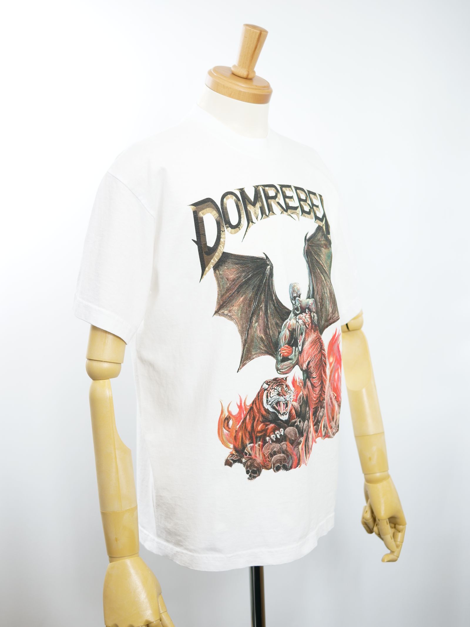 BATTLE BOX T SHIRT / WHITE / 白色 / オーバーサイズ  / USA産コットン / ヘビーオンス /厚手