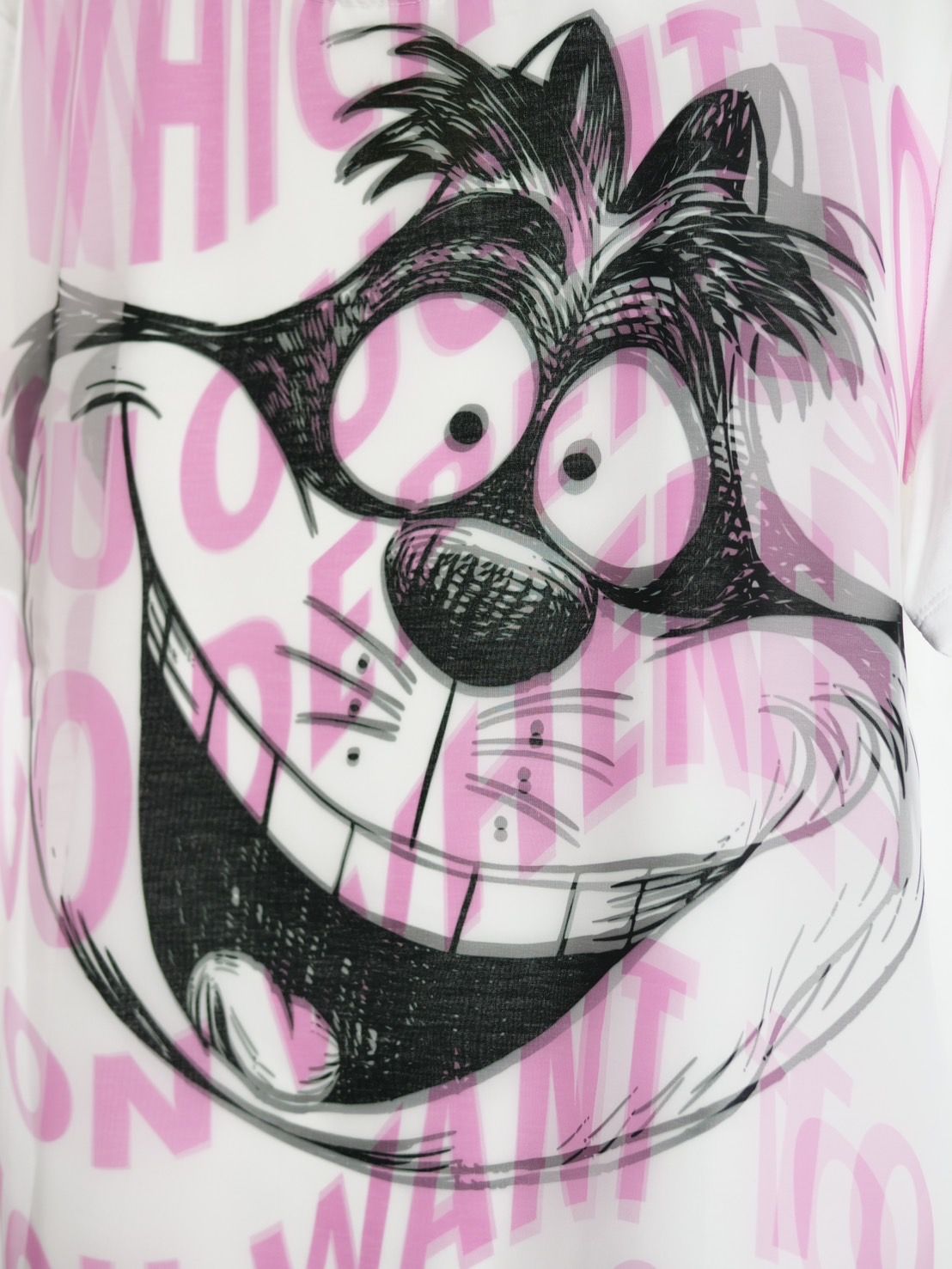 【Disney × maxsix】 3D Art Tシャツ / 3D Alice in Wonderland / 不思議の国のアリス / CHESHIRE CAT / チシャ猫