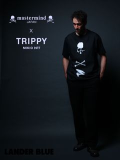 1月17日からの販売【mastermind JAPAN コラボレーション】 TRMM-001 MONALIZA /T-SHIRT /BLACK/ 3Dアート/ UNISEX/