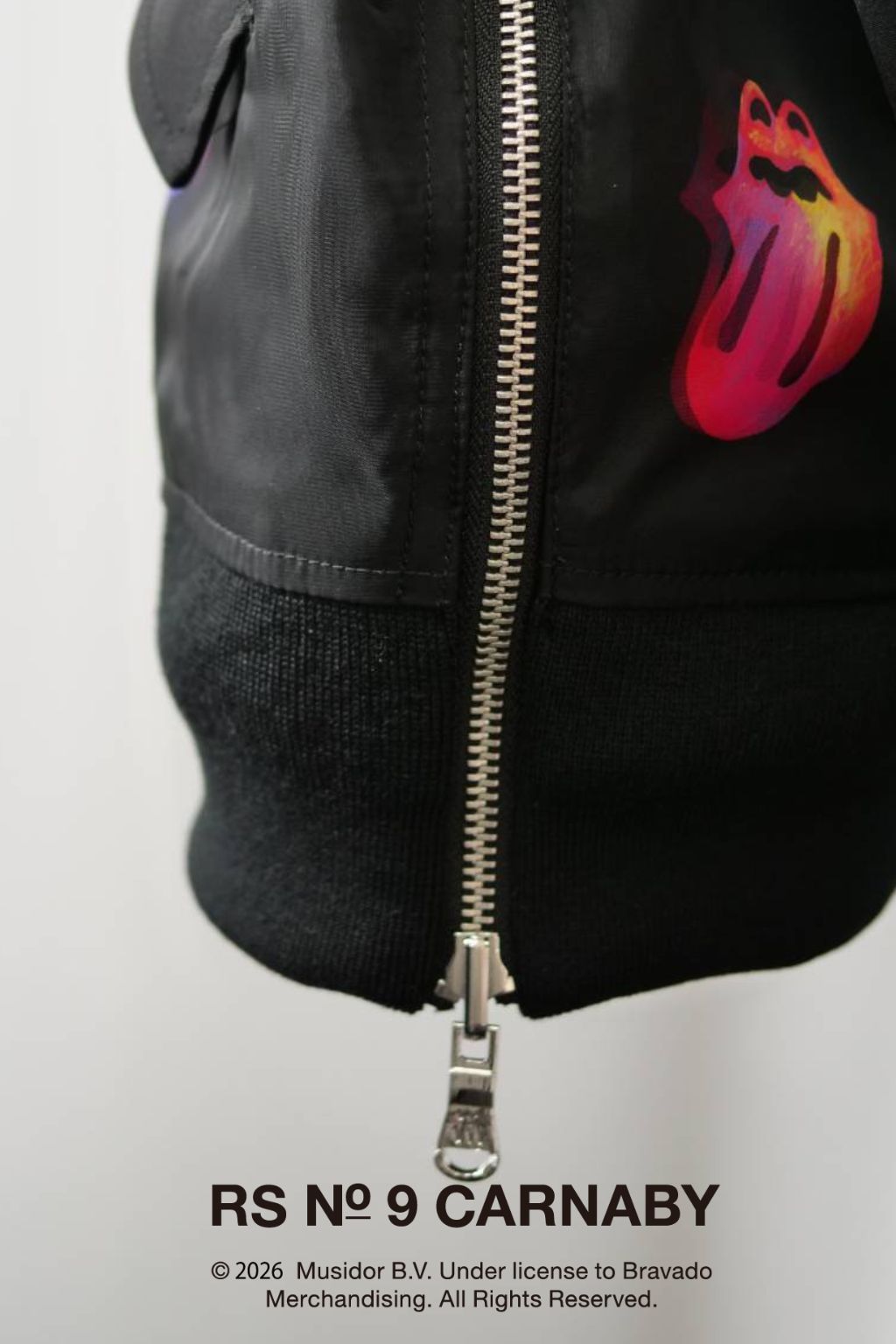 【The Rolling Stones】 RS No.9 CARNABYコラボレーション / TR-143 BLACK / REVERSIBLE 3D MA1 /