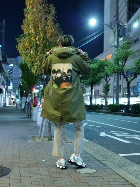 「ONEMADE×LanderBlue」 別注のモッズコートコーディネート③