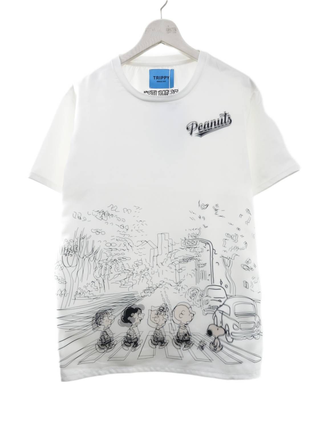 【スヌーピーシリーズ】 TR-098 / PEANUTS / SNOOPY / ライセンス商品 / 3Dアート / スヌーピーTシャツ / WHITE / UNISEX