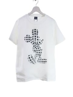 【MAXSIX3Dシリーズ】 DOTS / MICKEY / アートTシャツ / ディズニーライセンス商品  / WHITE / ユニセックス