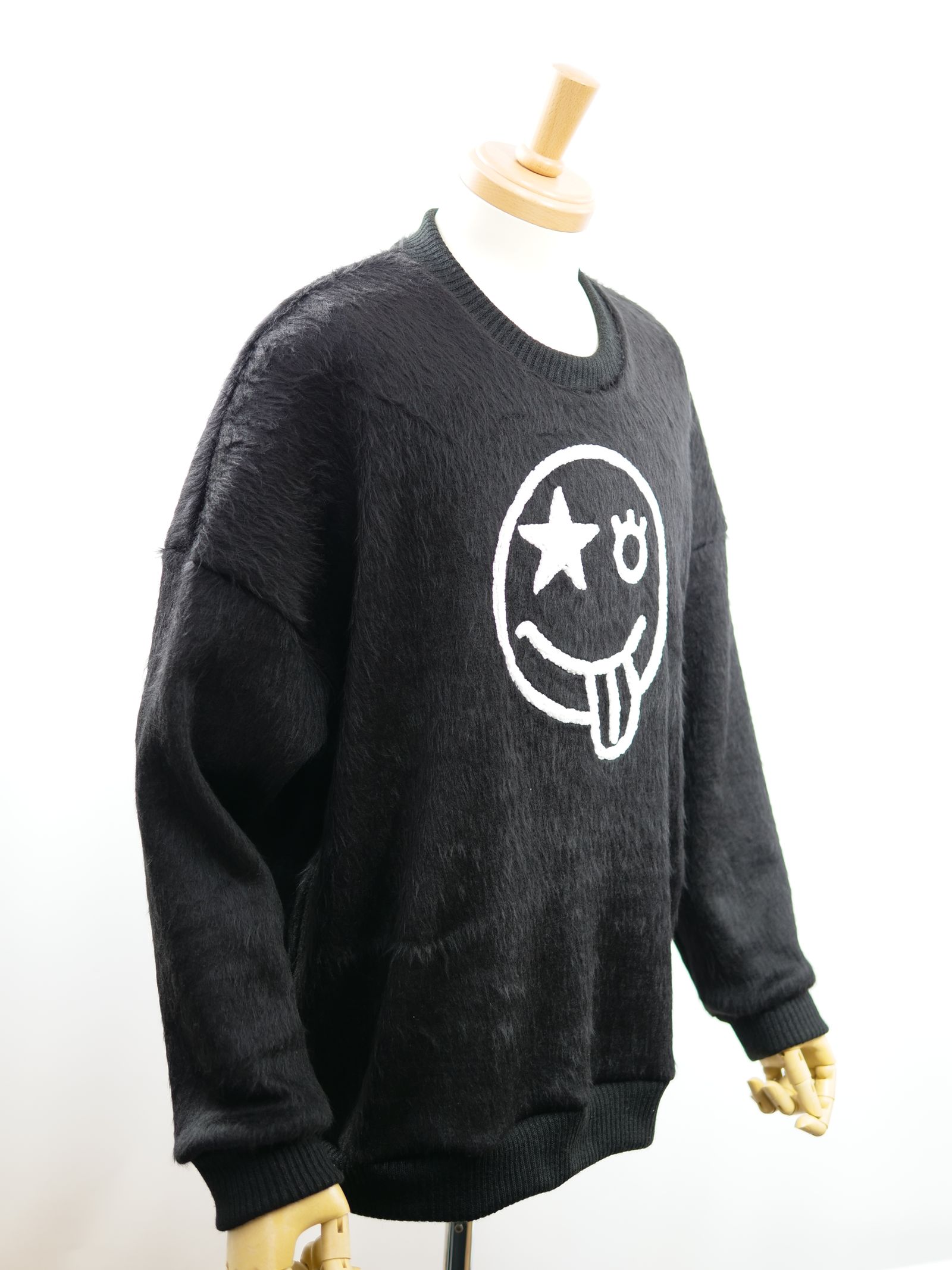 LANDER BLUE 別注アイテム / MX-1249 / KINIT SAW / ウール混ニット / ONEMADE