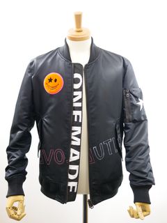ONEMADE / LANDERBLUE別注 / 48サイズ(M〜L) / MA1 /リバーシブル / ハンドメイド/ MADE IN JAPAN