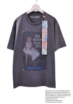 【マリリンモンロー】 RP-MM-001 / Marilyn Monroe Tシャツ / charcoal / ユニセックス / ユニセックス