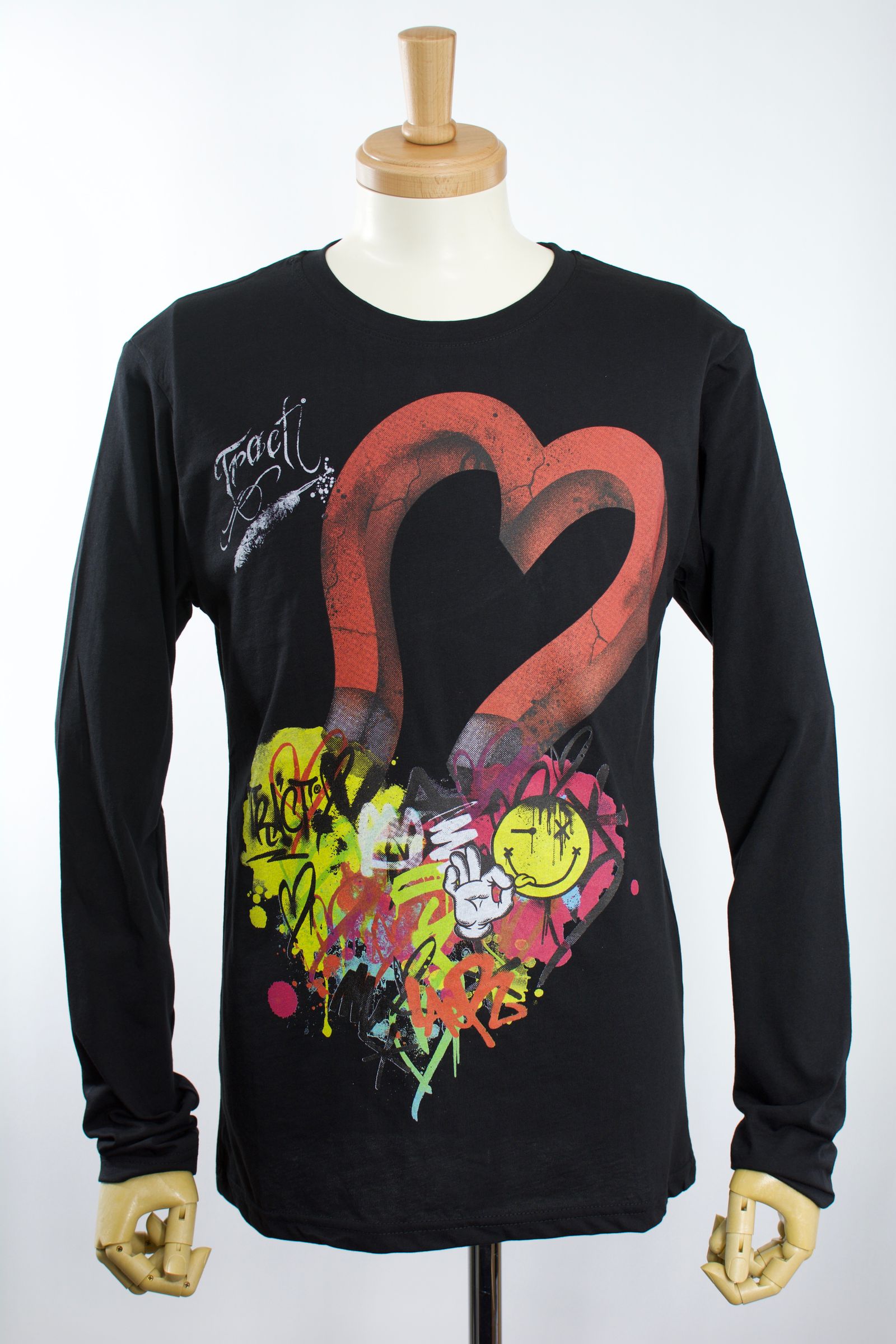 TR162MLS / MAGNET  / BLACK / グラフィティーTシャツ / アート / MADE IN ITALY