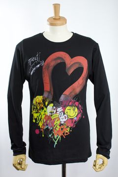 TR162MLS / MAGNET  / BLACK / グラフィティーTシャツ / アート / MADE IN ITALY