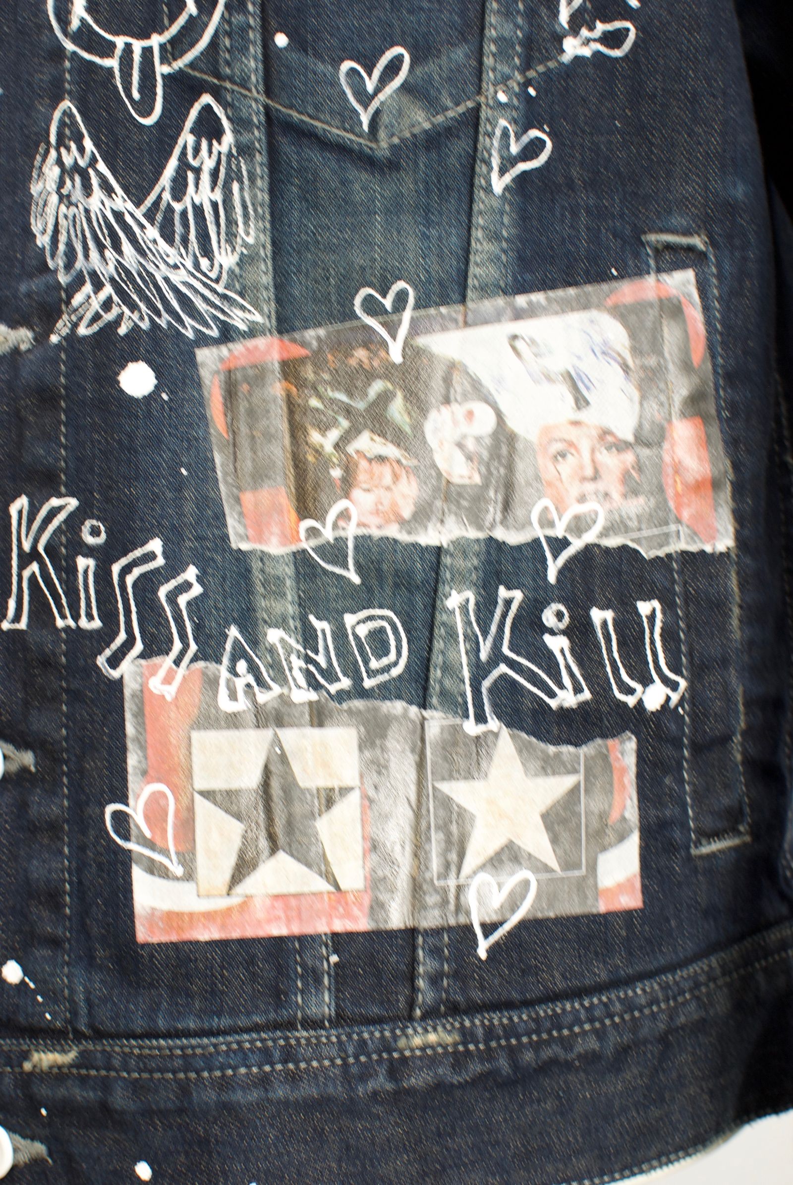 ONE-519 DENIM JACKET  / デニムジャケット /  Hand Made / ハンドメイド  / ハンドペイント